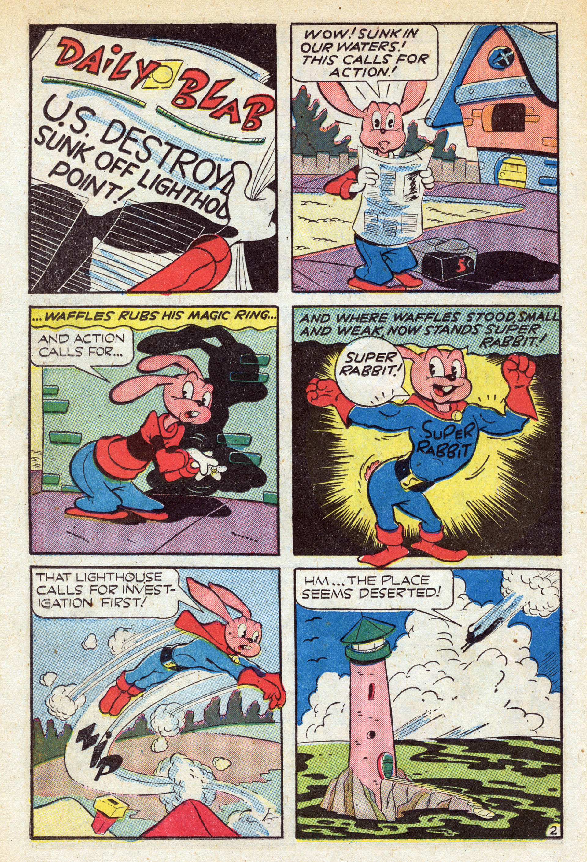 Read online Super Rabbit comic -  Issue #2 - 24
