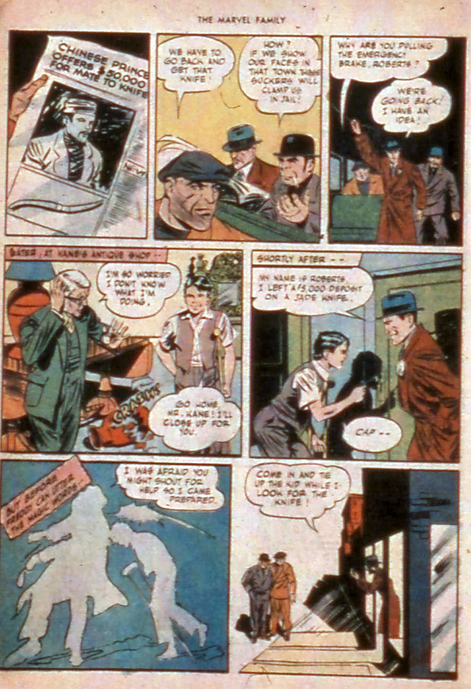 Read online The Marvel Family comic -  Issue #4 - 16