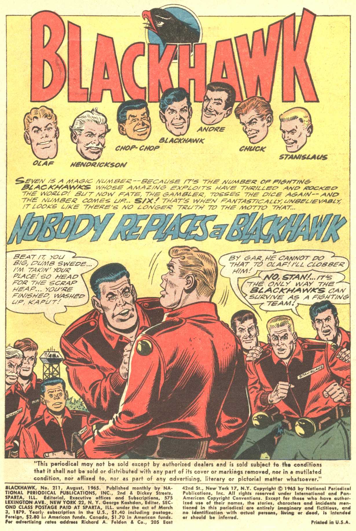 Read online Blackhawk (1957) comic -  Issue #211 - 3