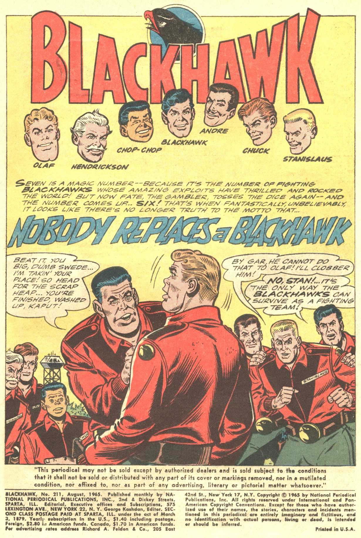 Read online Blackhawk (1957) comic -  Issue #211 - 3