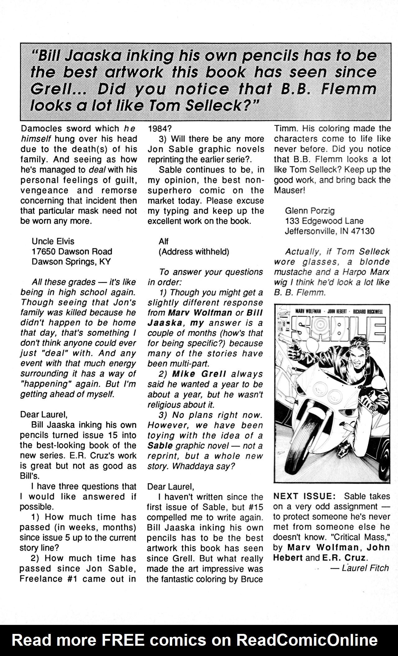 Read online Sable comic -  Issue #17 - 26