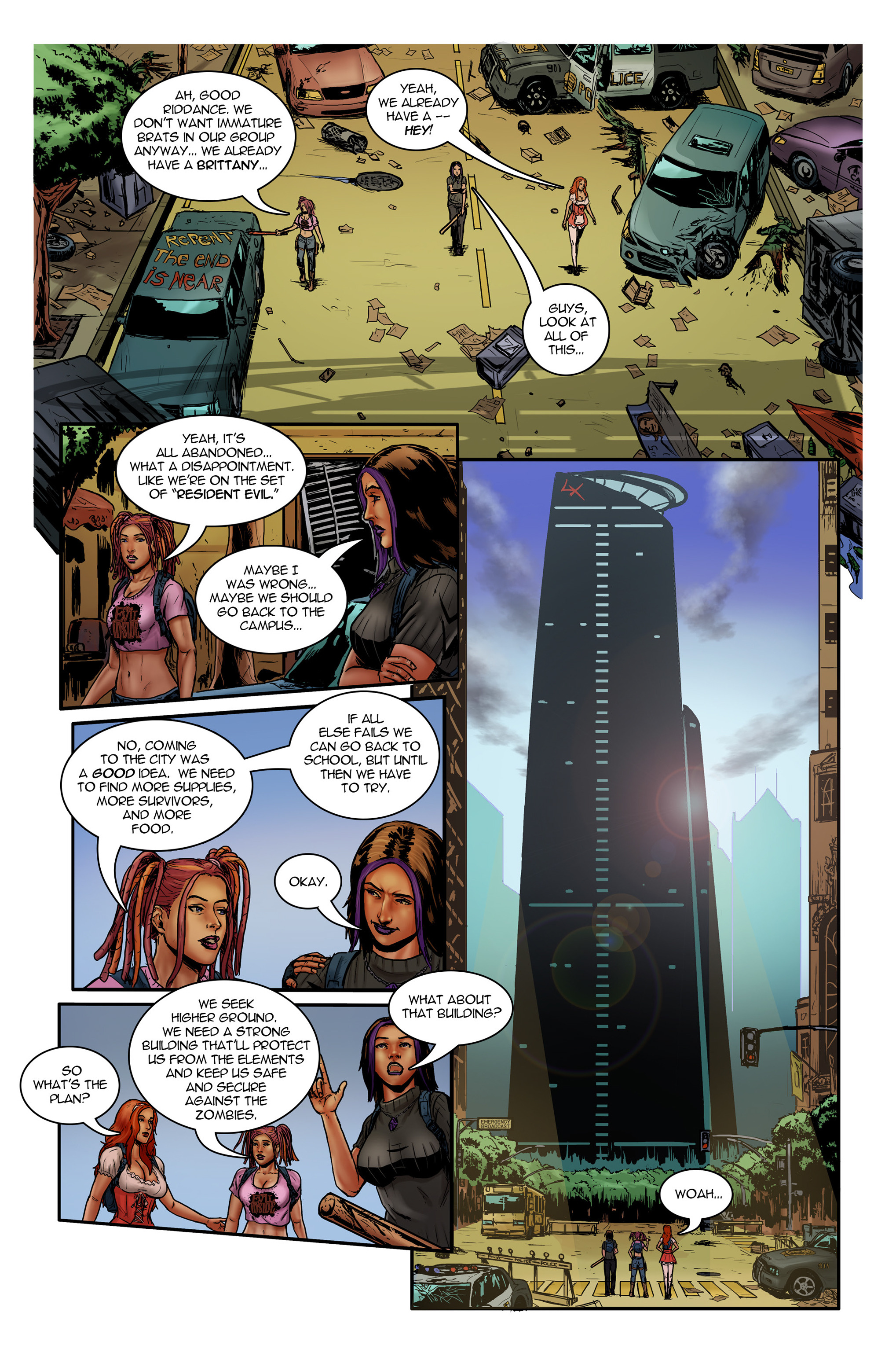 Read online Chaos Campus: Sorority Girls Vs. Zombies comic -  Issue #21 - 6