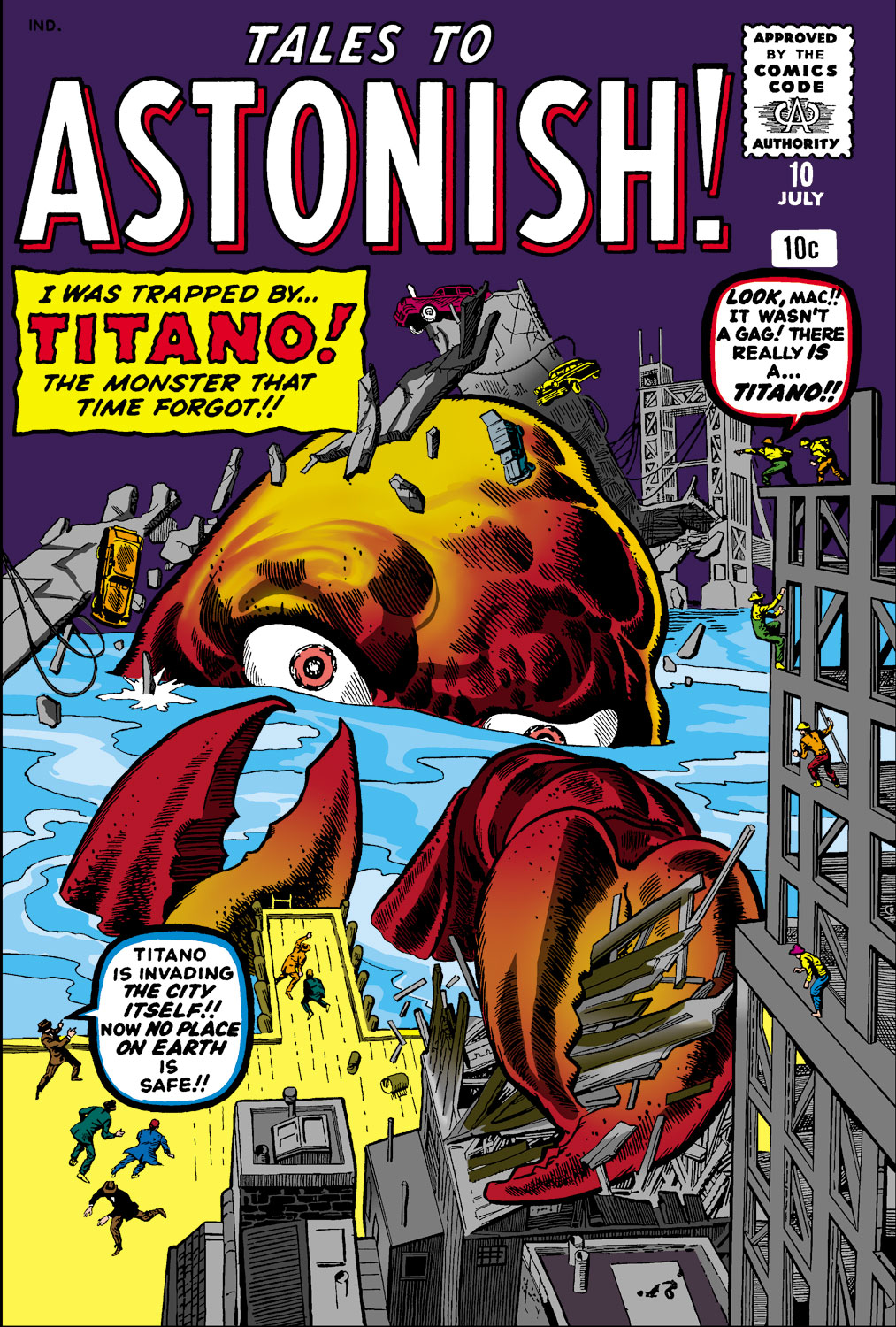 Read online Tales to Astonish (1959) comic -  Issue #10 - 1
