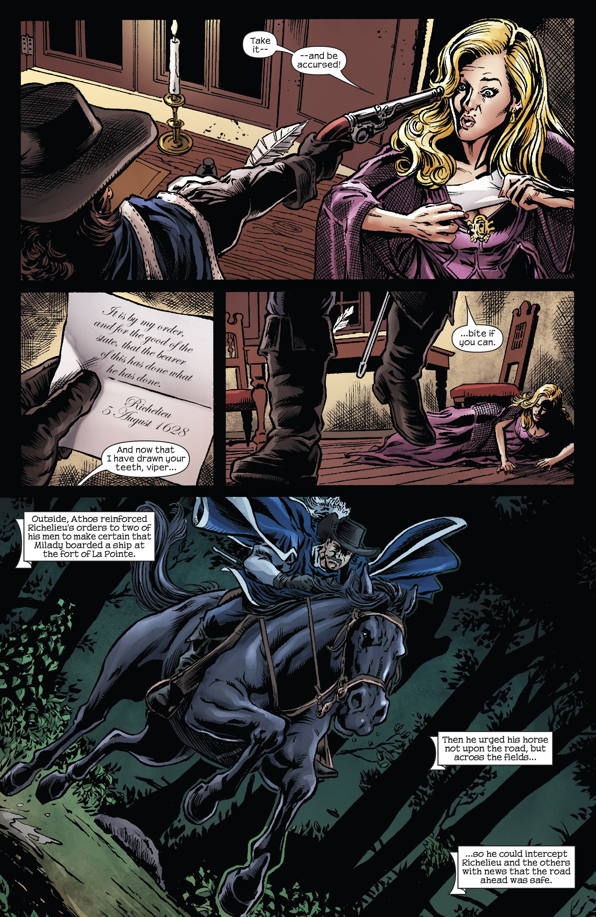 Read online Marvel Illustrated: The Three Musketeers comic -  Issue #5 - 9