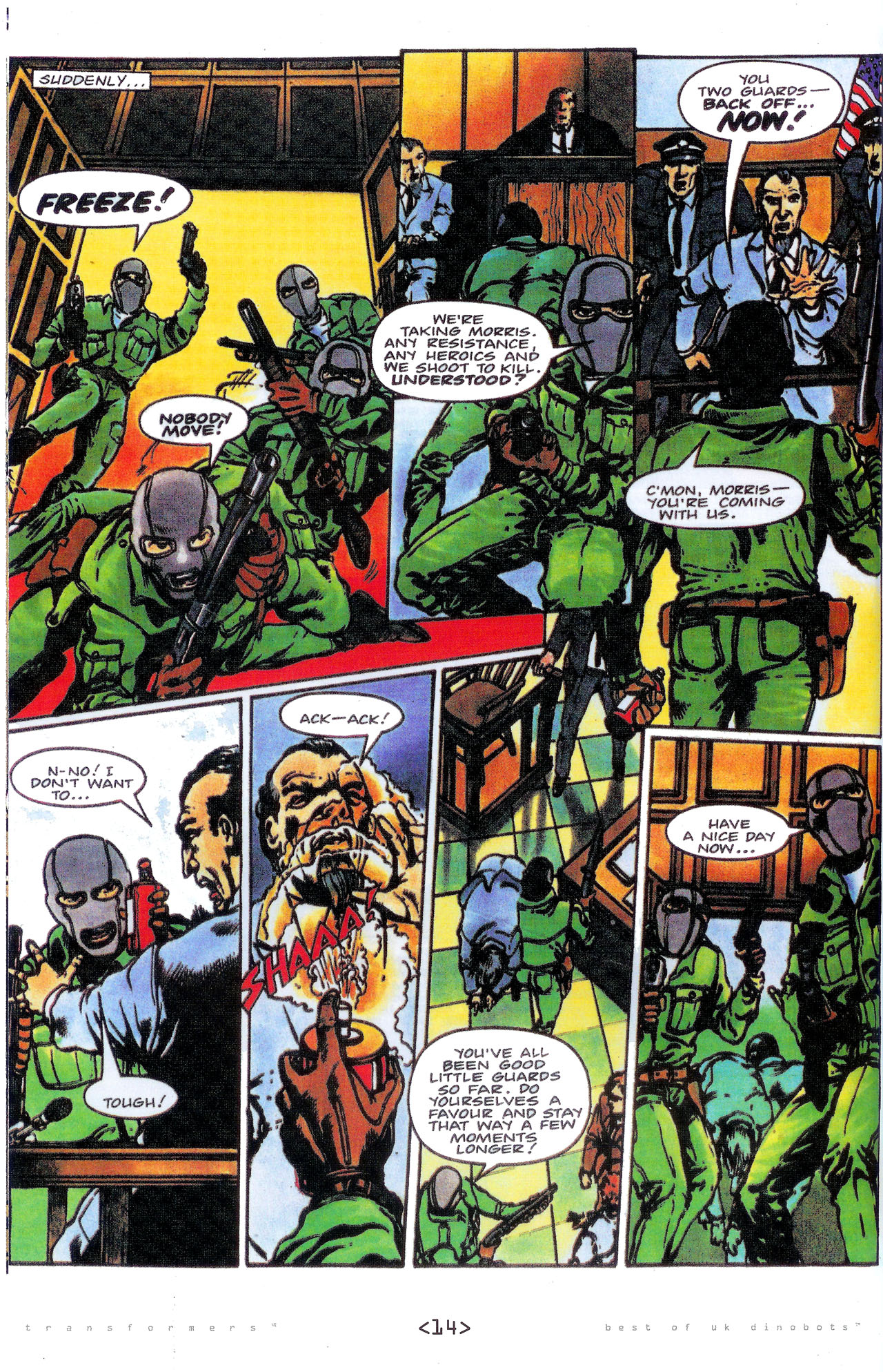 Read online The Transformers: Best of UK: Dinobots comic -  Issue #4 - 17