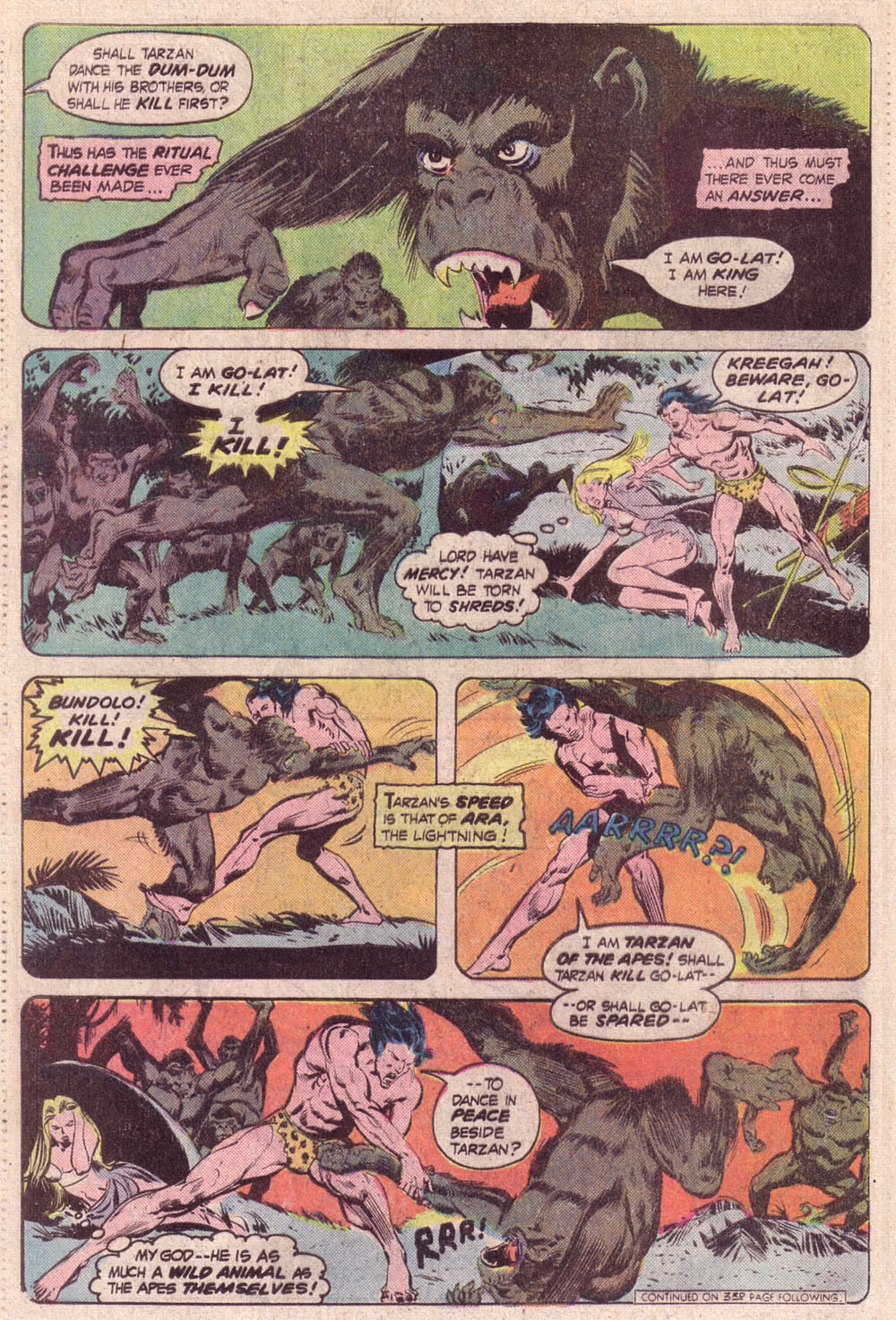 Read online Tarzan (1972) comic -  Issue #254 - 8