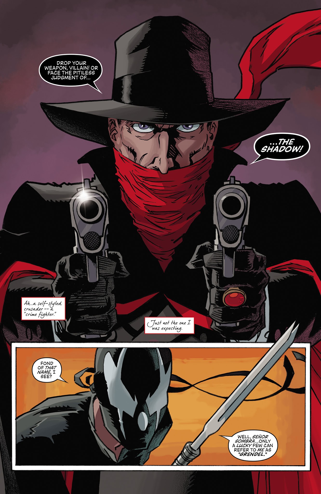 Read online Grendel vs. The Shadow comic -  Issue #2 - 4