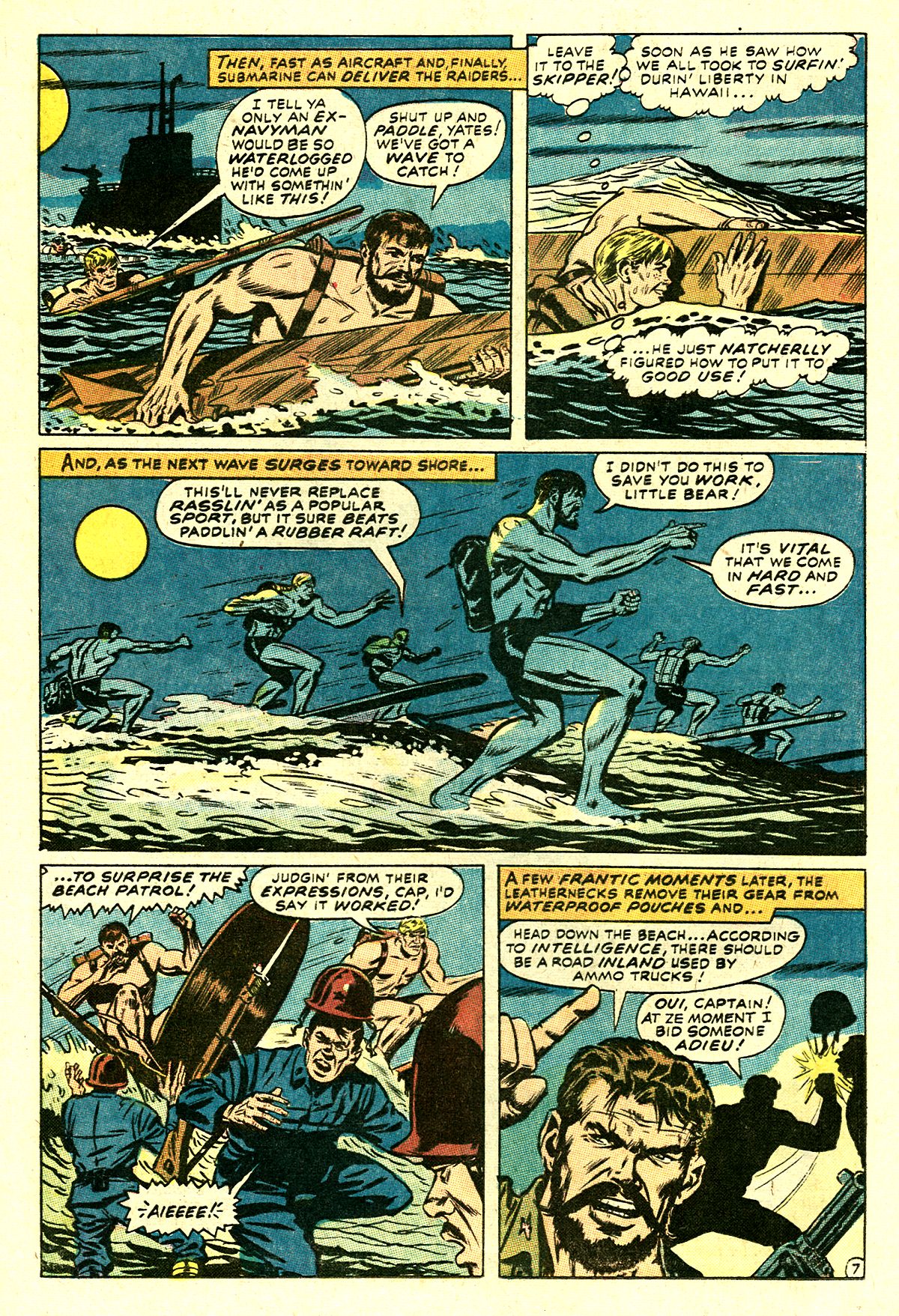 Read online Captain Savage and his Leatherneck Raiders comic -  Issue #7 - 12