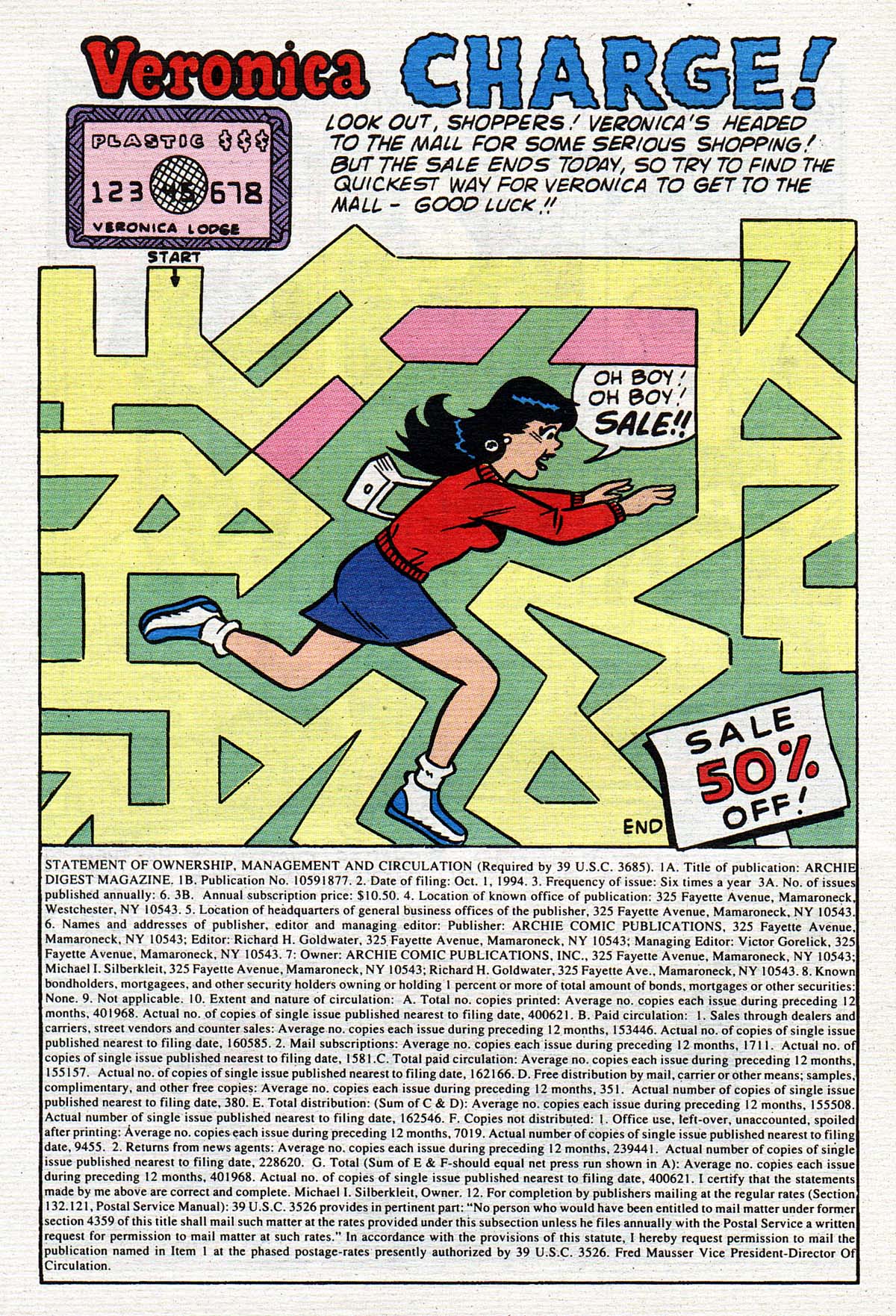 Read online Archie Digest Magazine comic -  Issue #133 - 40