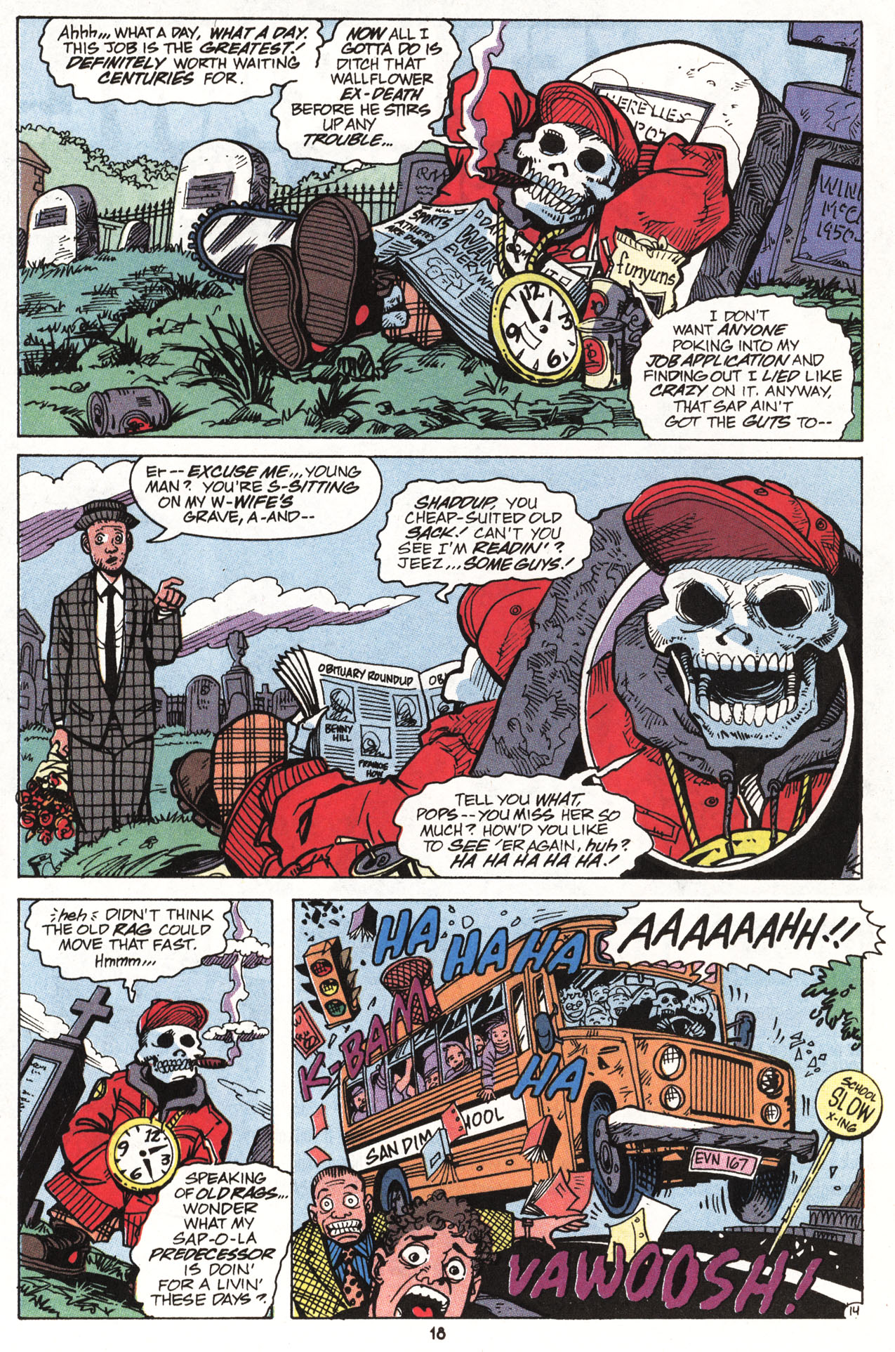 Read online Bill & Ted's Excellent Comic Book comic -  Issue #9 - 20