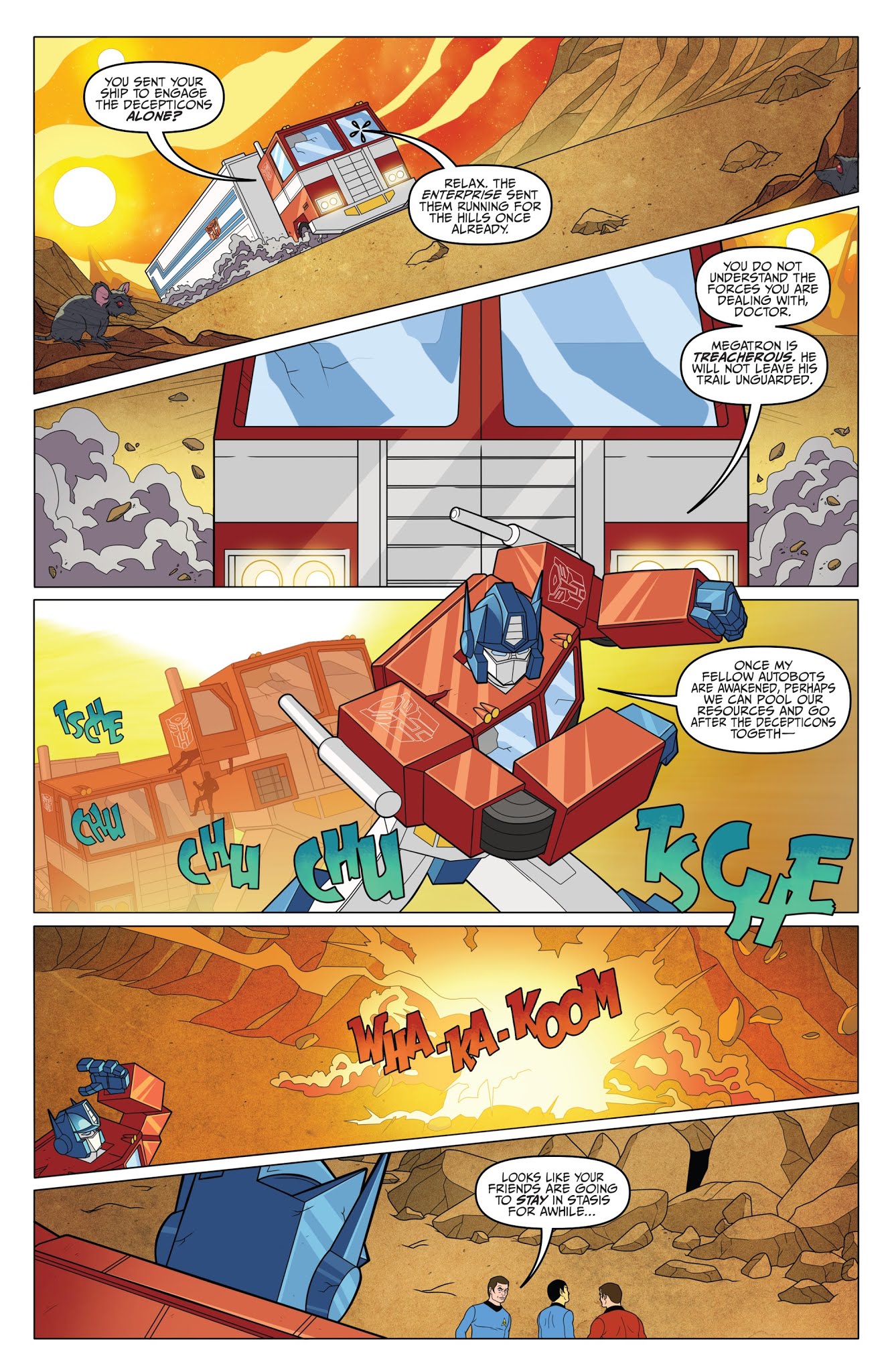 Read online Star Trek vs. Transformers comic -  Issue #2 - 21