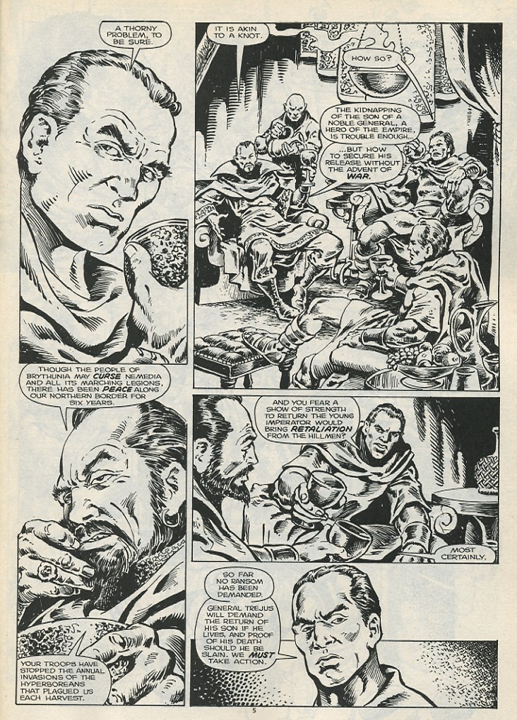 The Savage Sword Of Conan issue 178 - Page 7