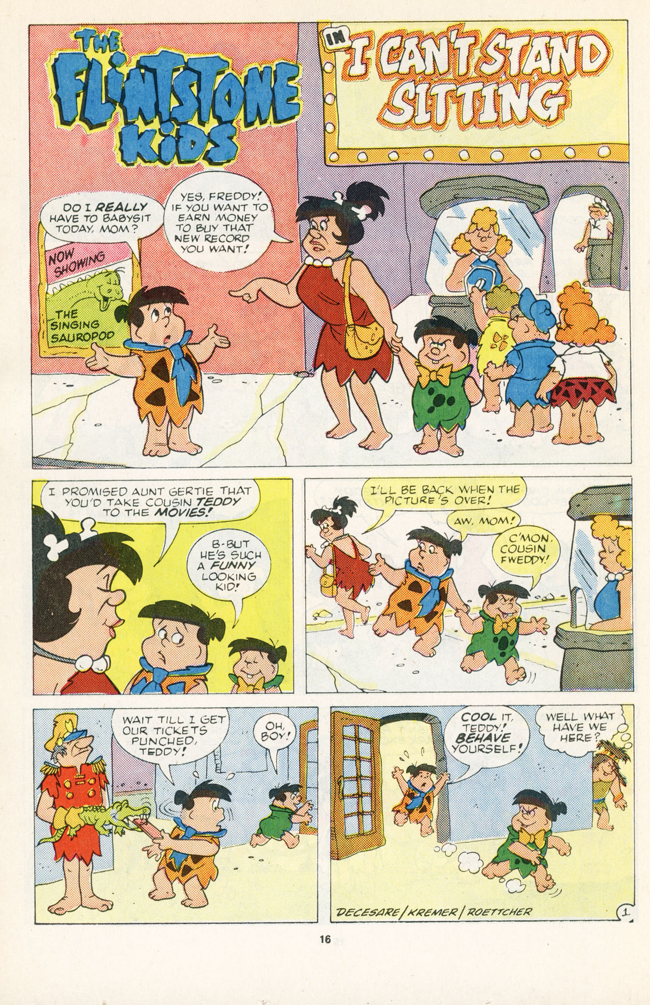Read online The Flintstone Kids comic -  Issue #7 - 18