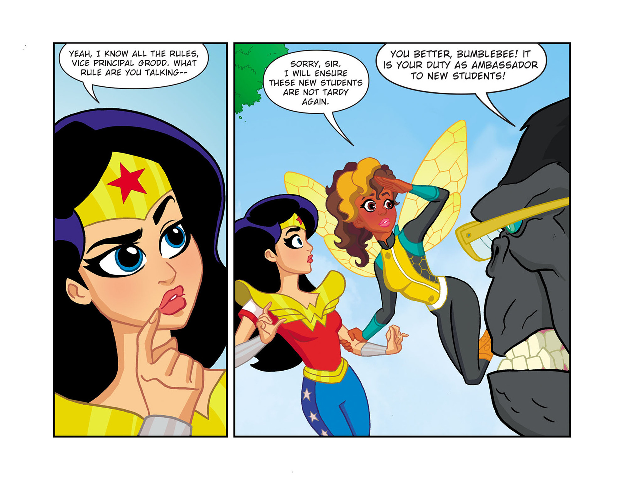 Read online DC Super Hero Girls: Past Times at Super Hero High comic -  Issue #4 - 19