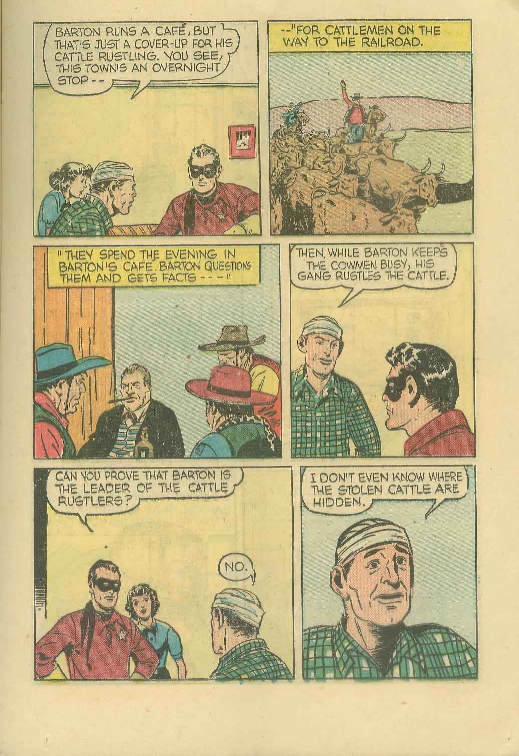 Read online The Lone Ranger (1948) comic -  Issue #19 - 21