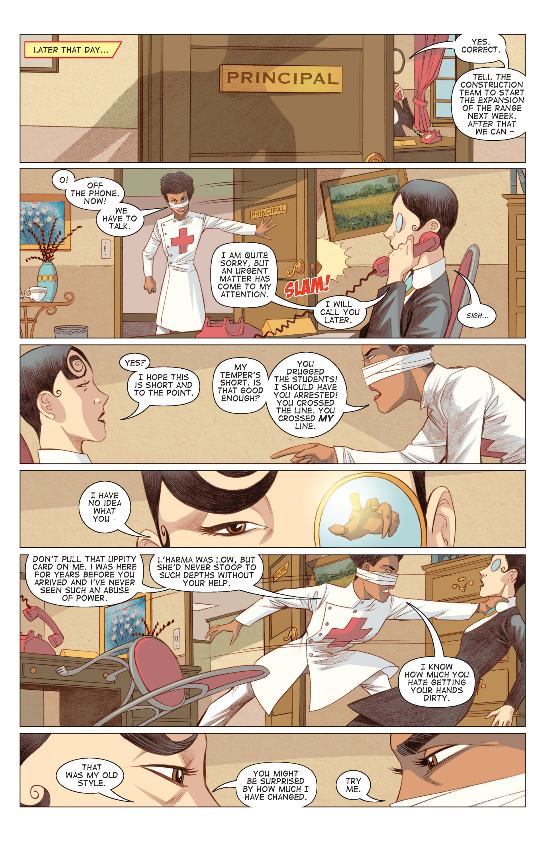 Read online Five Weapons comic -  Issue #4 - 10