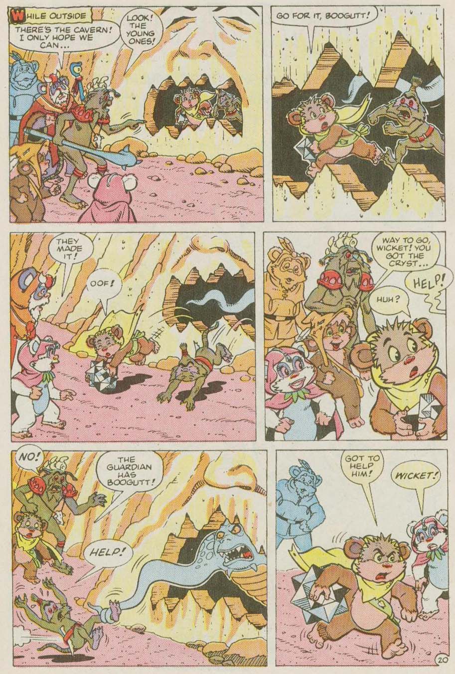 Read online Ewoks (1987) comic -  Issue #13 - 21