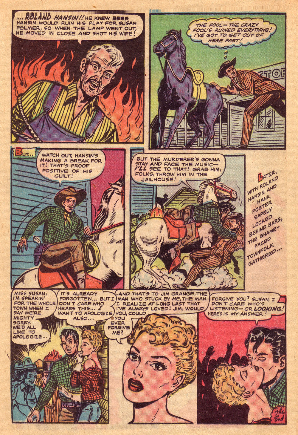 Read online Cowgirl Romances (1950) comic -  Issue #4 - 12