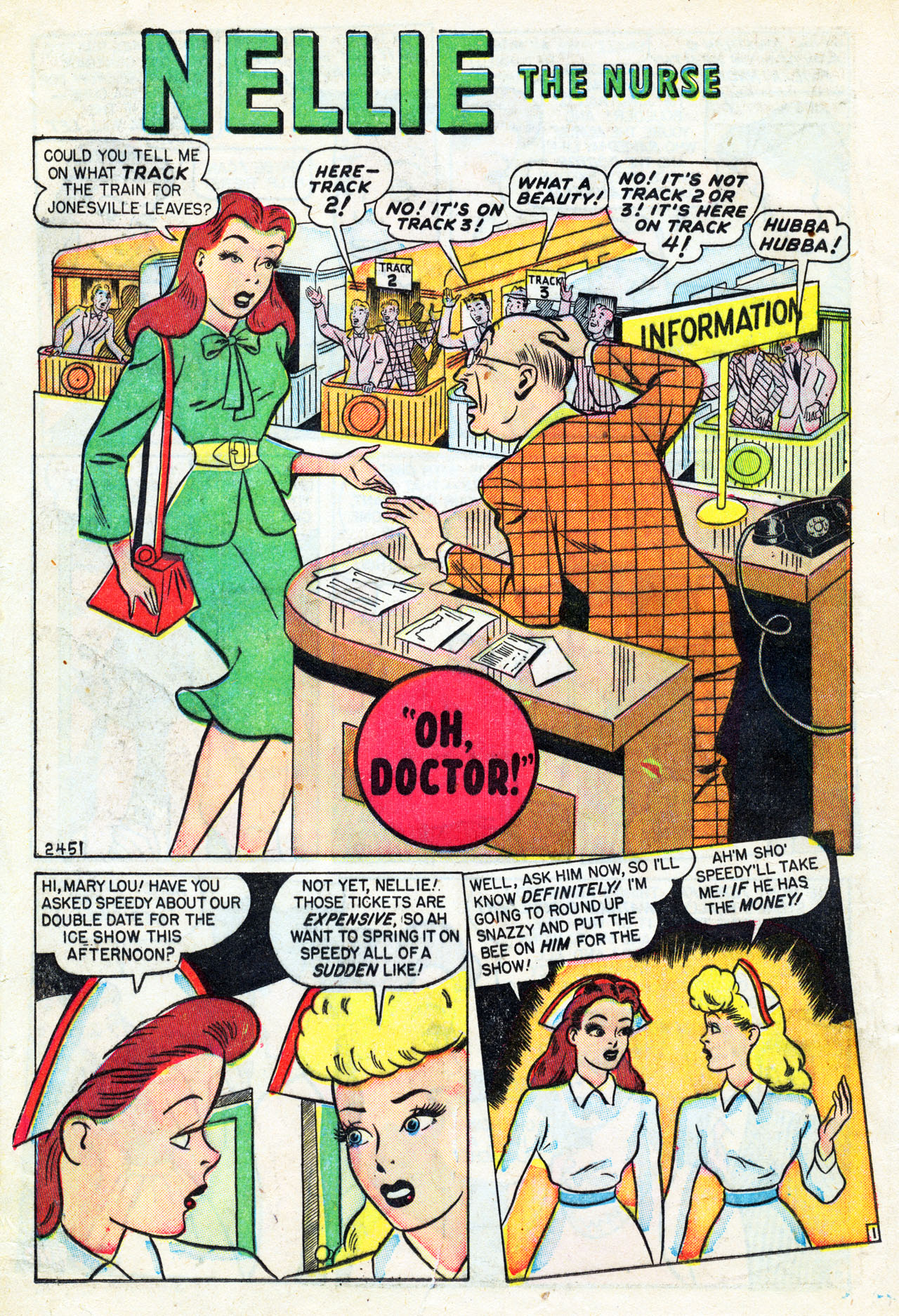 Read online Nellie The Nurse (1945) comic -  Issue #16 - 20