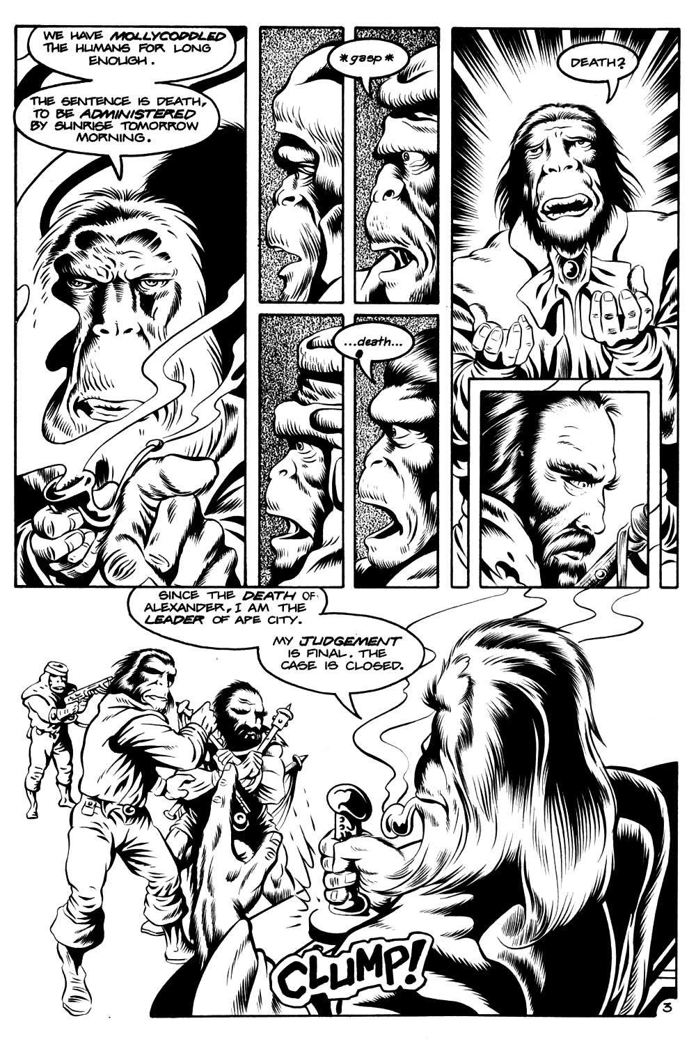 Read online Planet of the Apes (1990) comic -  Issue #9 - 5