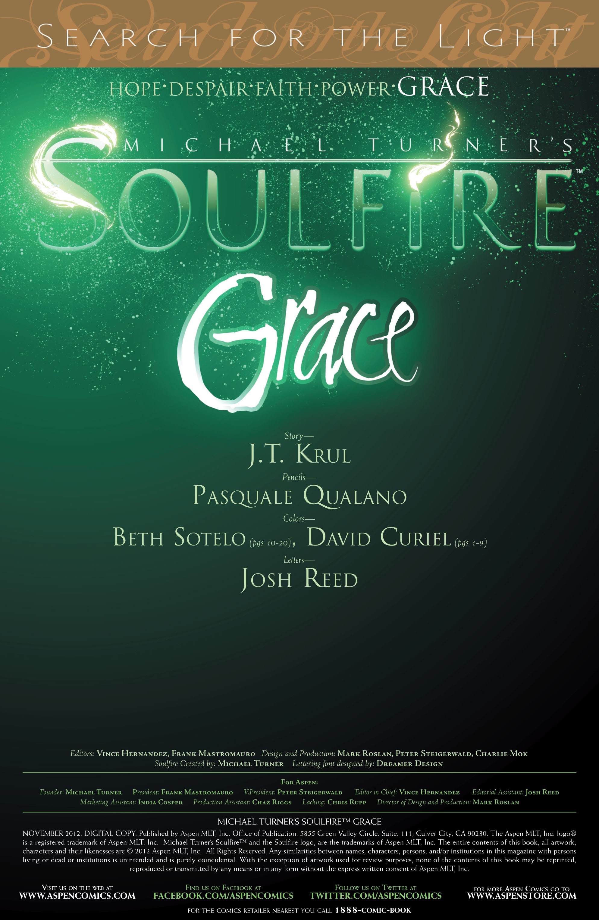 Read online Soulfire: Search For the Light comic -  Issue # TPB - 96