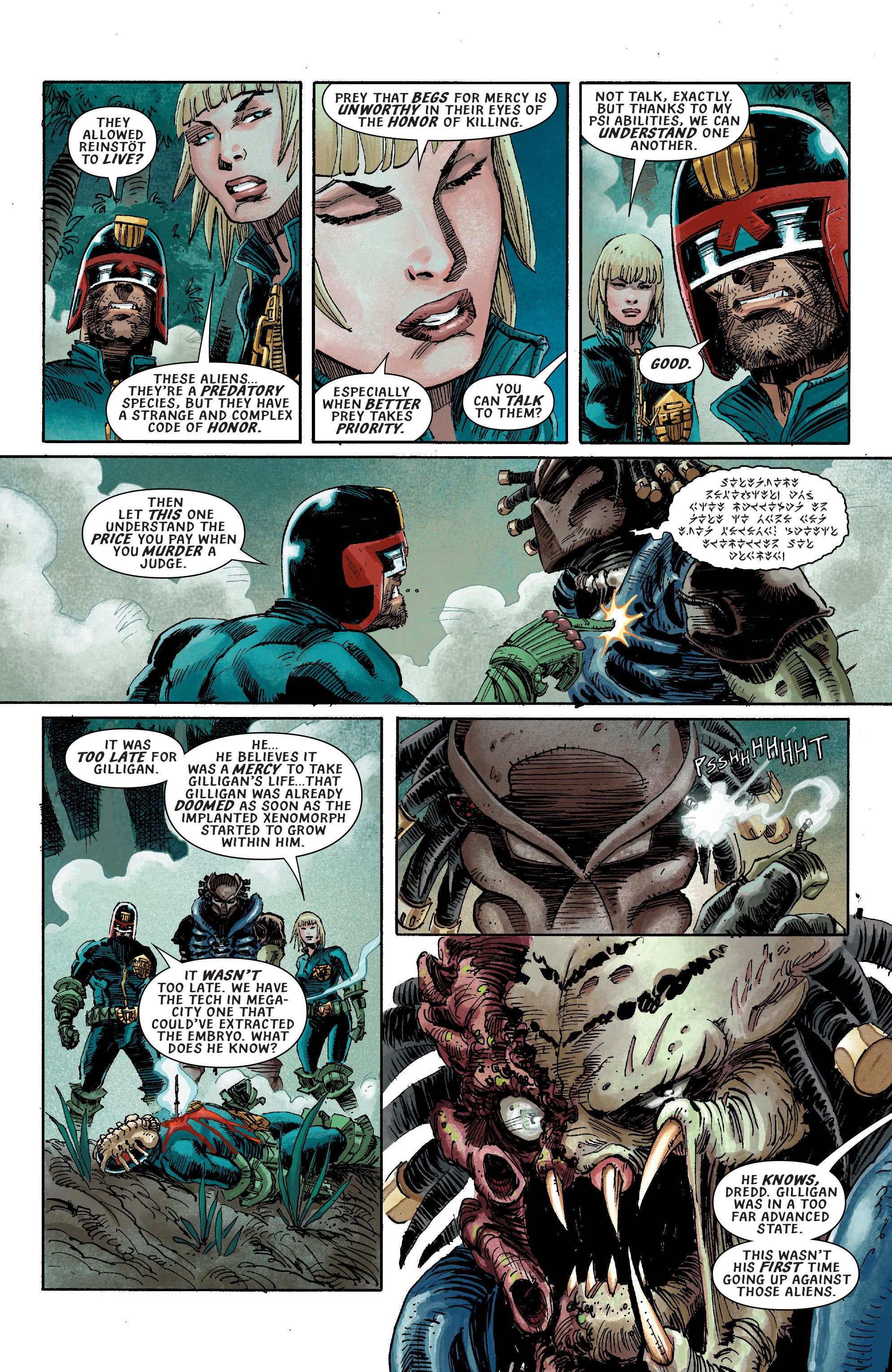 Read online Predator Vs. Judge Dredd Vs. Aliens comic -  Issue #3 - 16