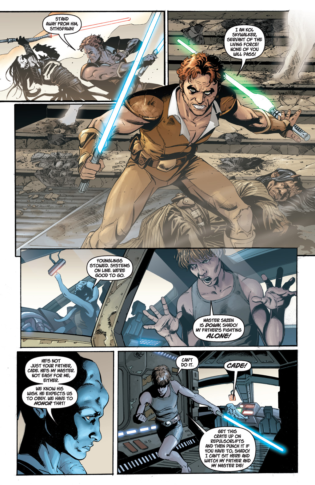 Read online Star Wars: Legacy (2006) comic -  Issue #1 - 10