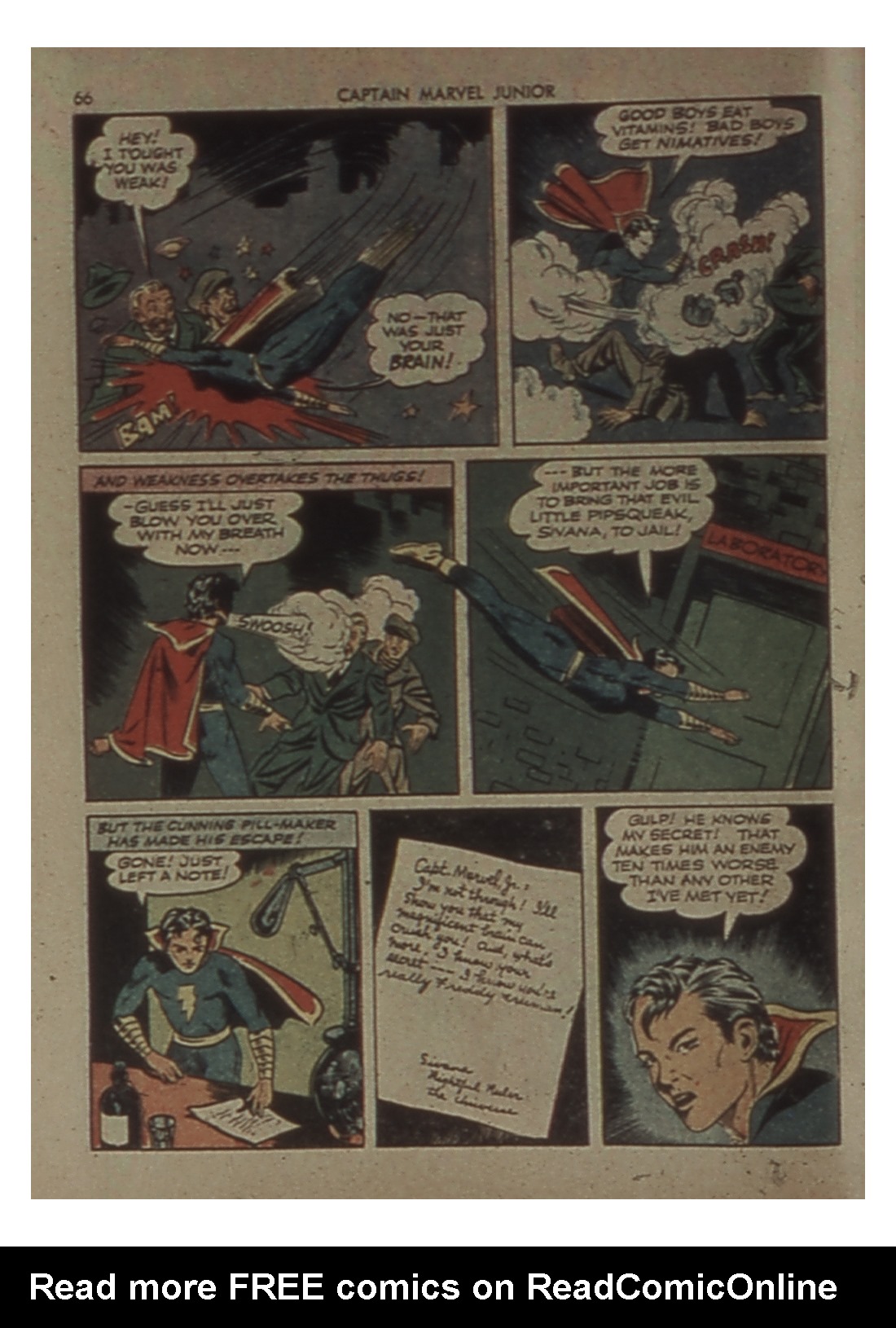 Read online Captain Marvel, Jr. comic -  Issue #4 - 67