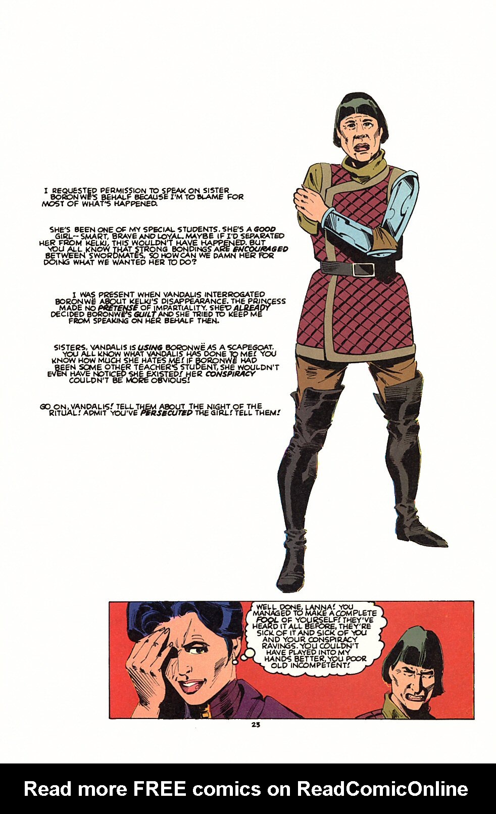 Read online Sisterhood of Steel comic -  Issue #7 - 25