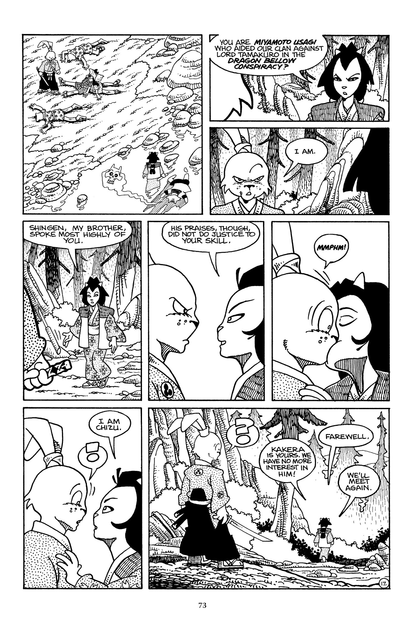 Read online The Usagi Yojimbo Saga comic -  Issue # TPB 1 - 70