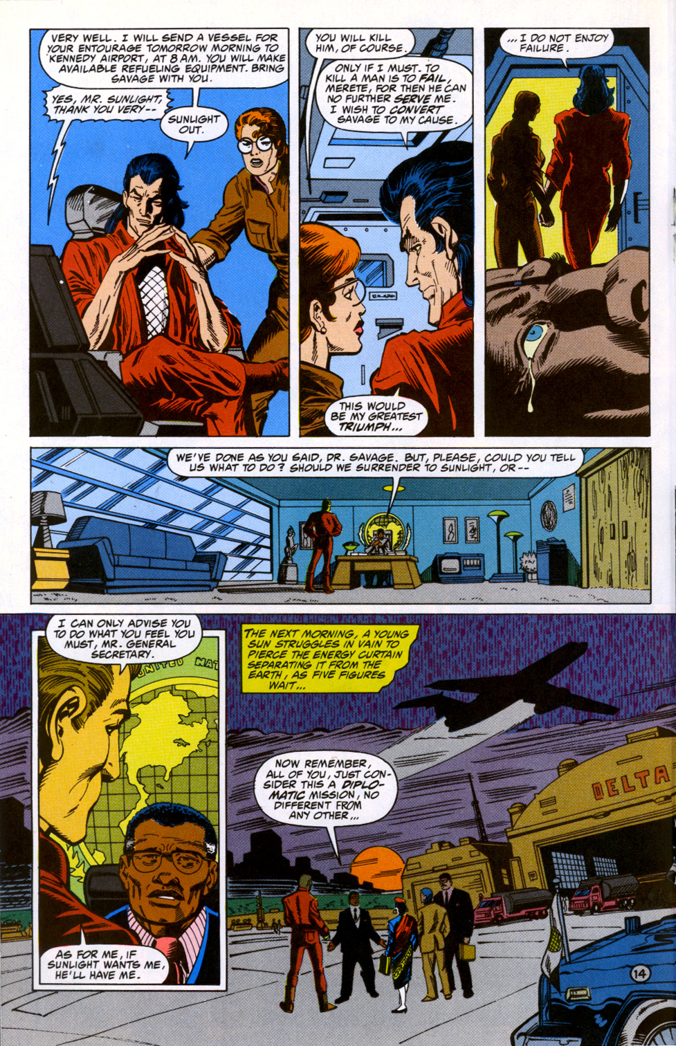 Read online Doc Savage (1988) comic -  Issue #14 - 15
