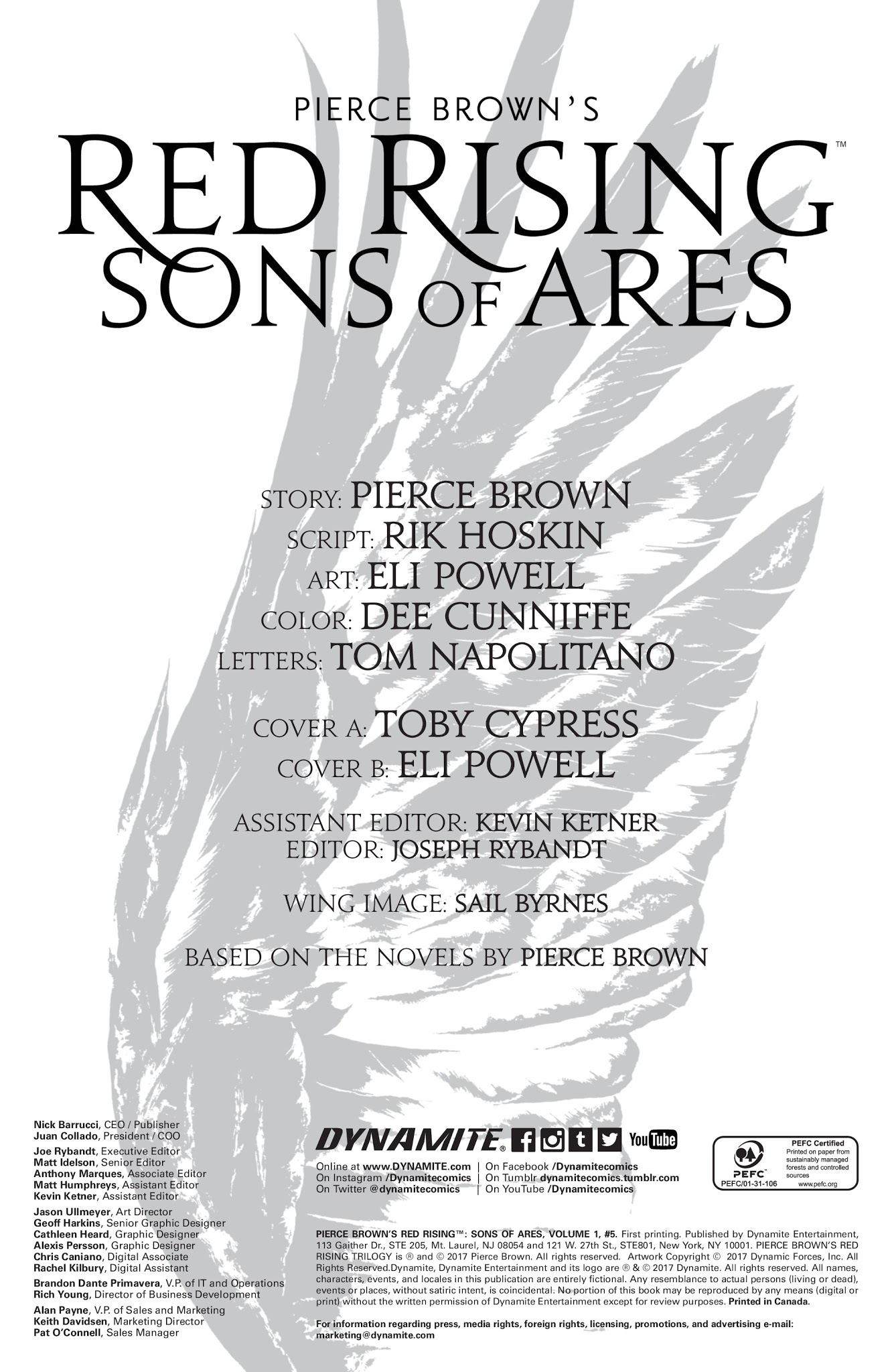 Read online Pierce Brown's Red Rising: Son Of Ares comic -  Issue #5 - 3
