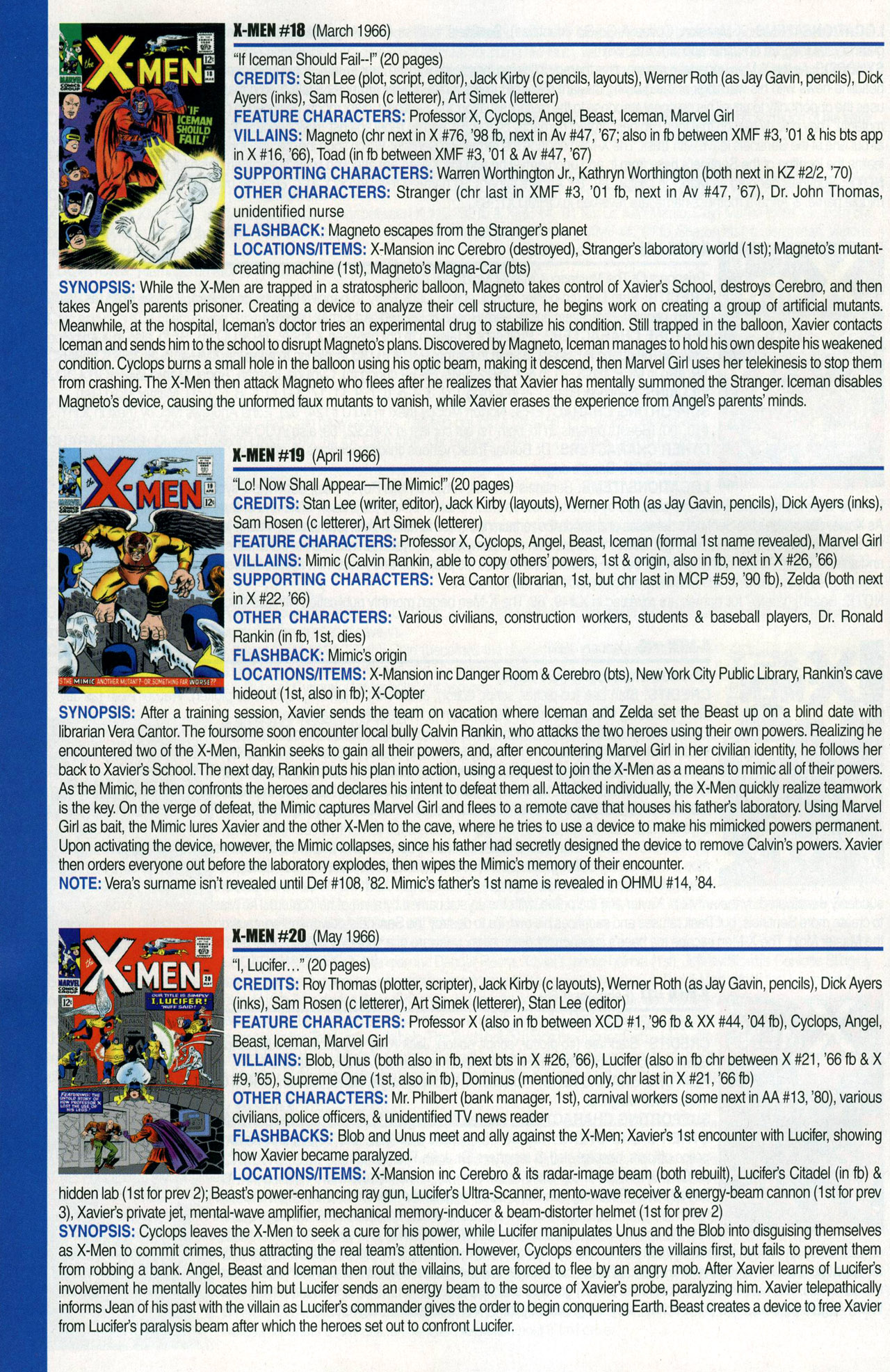 Read online Official Index to the Marvel Universe comic -  Issue #1 - 52