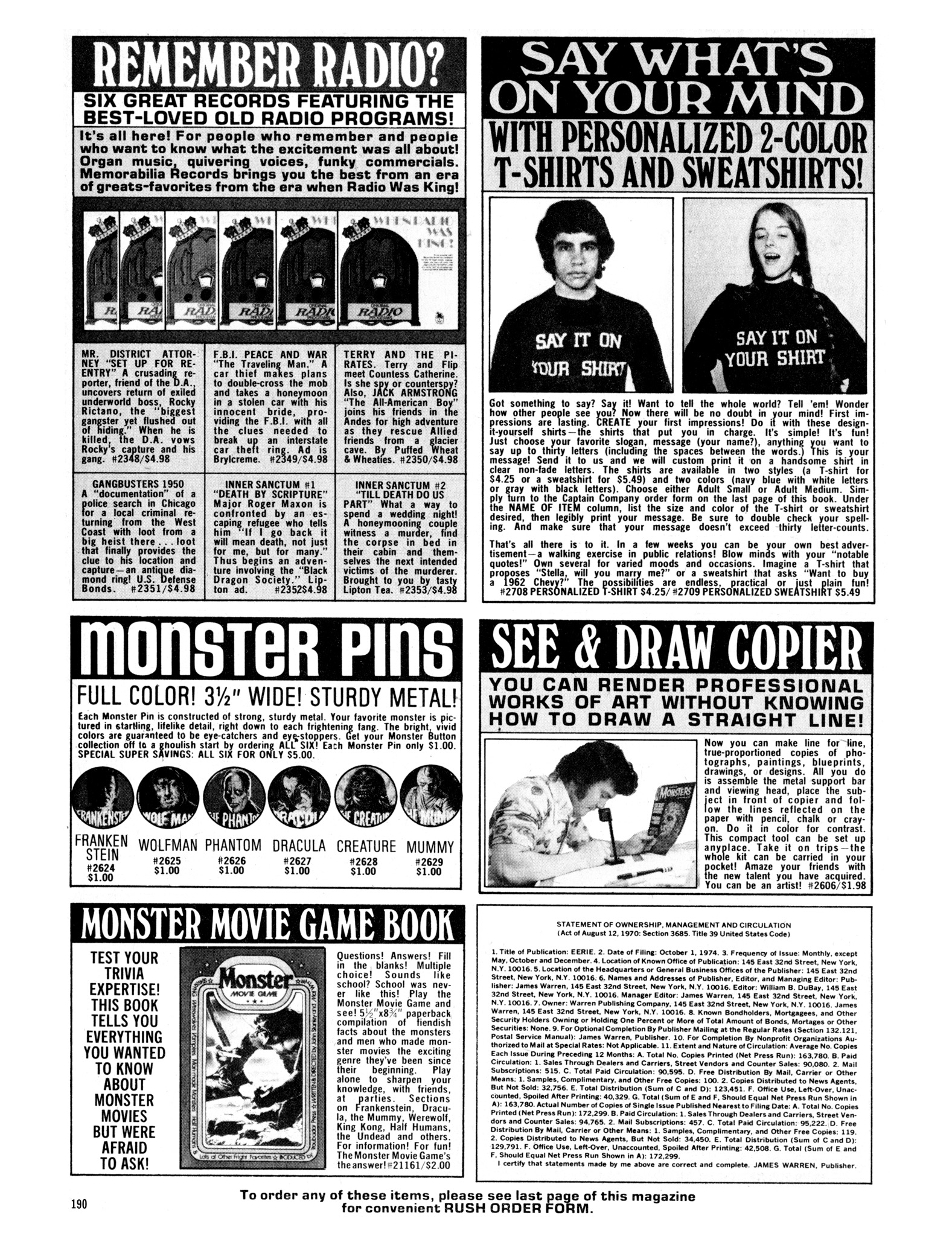 Read online Eerie Archives comic -  Issue # TPB 15 - 191