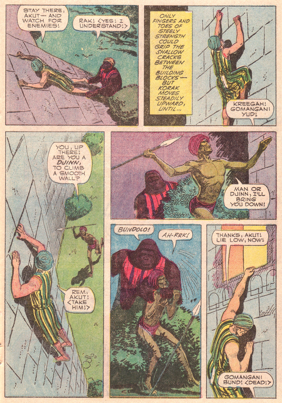 Read online Korak, Son of Tarzan (1964) comic -  Issue #35 - 21