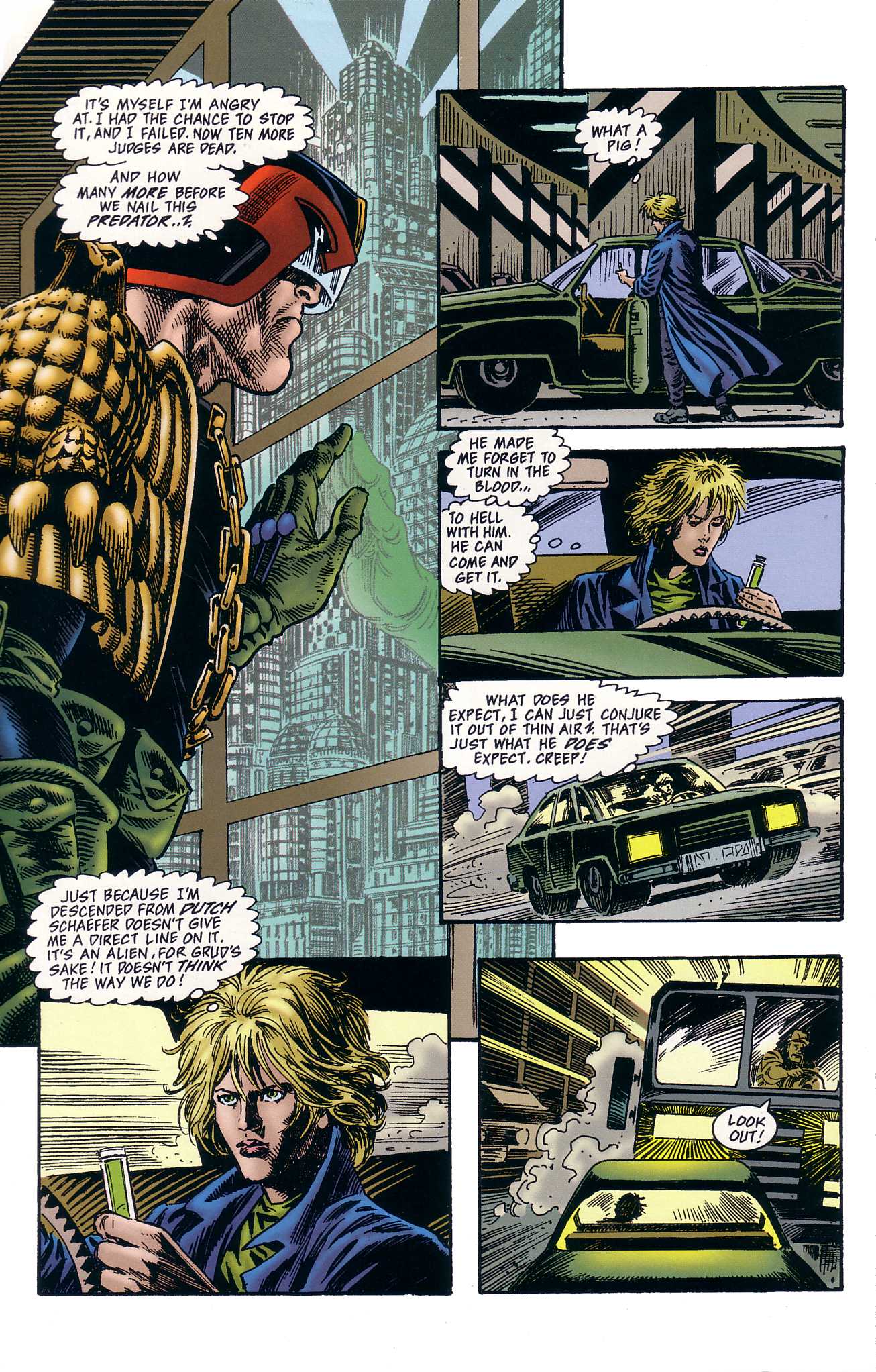 Read online Predator Versus Judge Dredd comic -  Issue #2 - 20