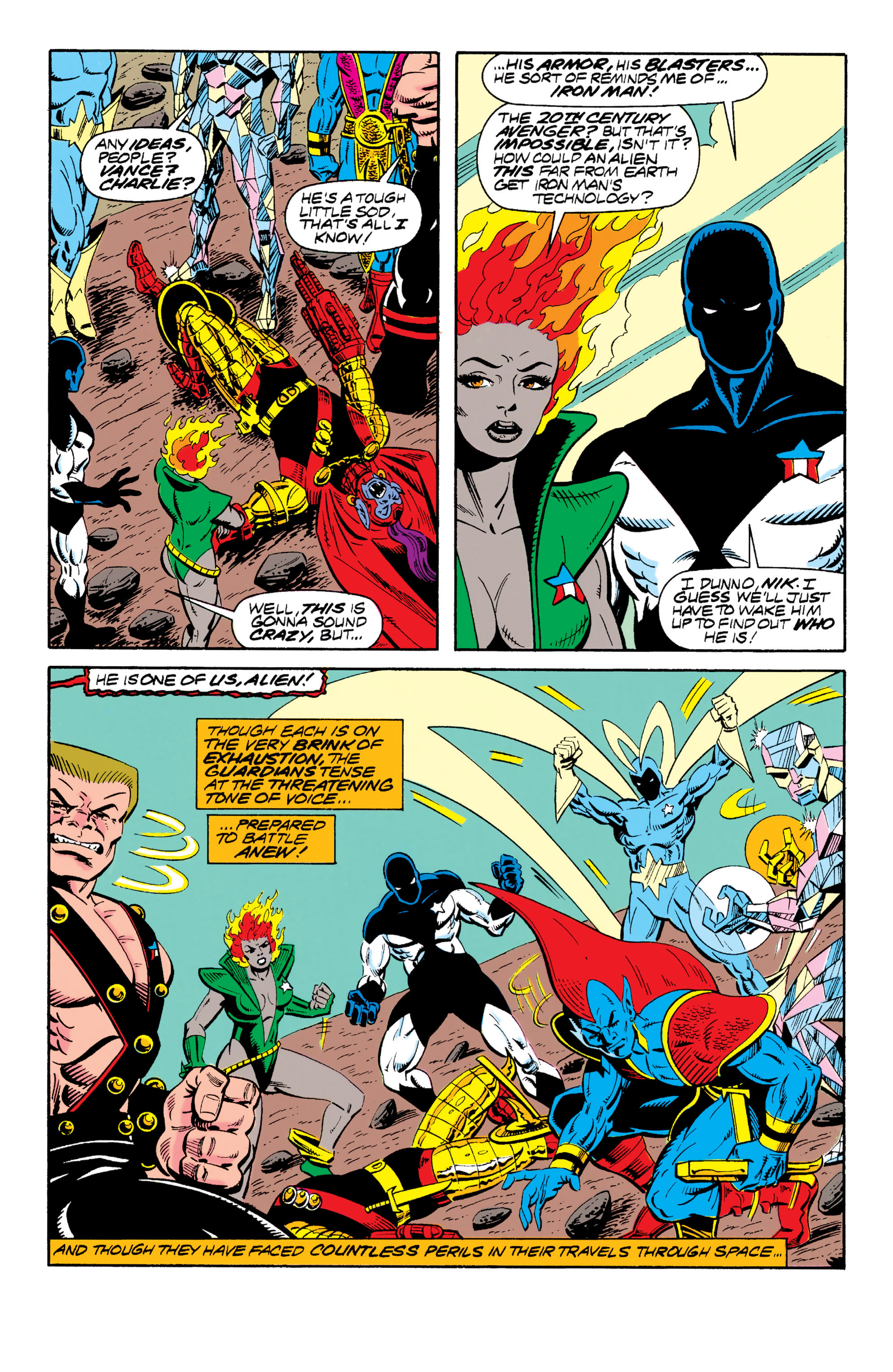 Read online Guardians of the Galaxy (1990) comic -  Issue # _TPB Guardians of the Galaxy by Jim Valentino 1 (Part 1) - 22