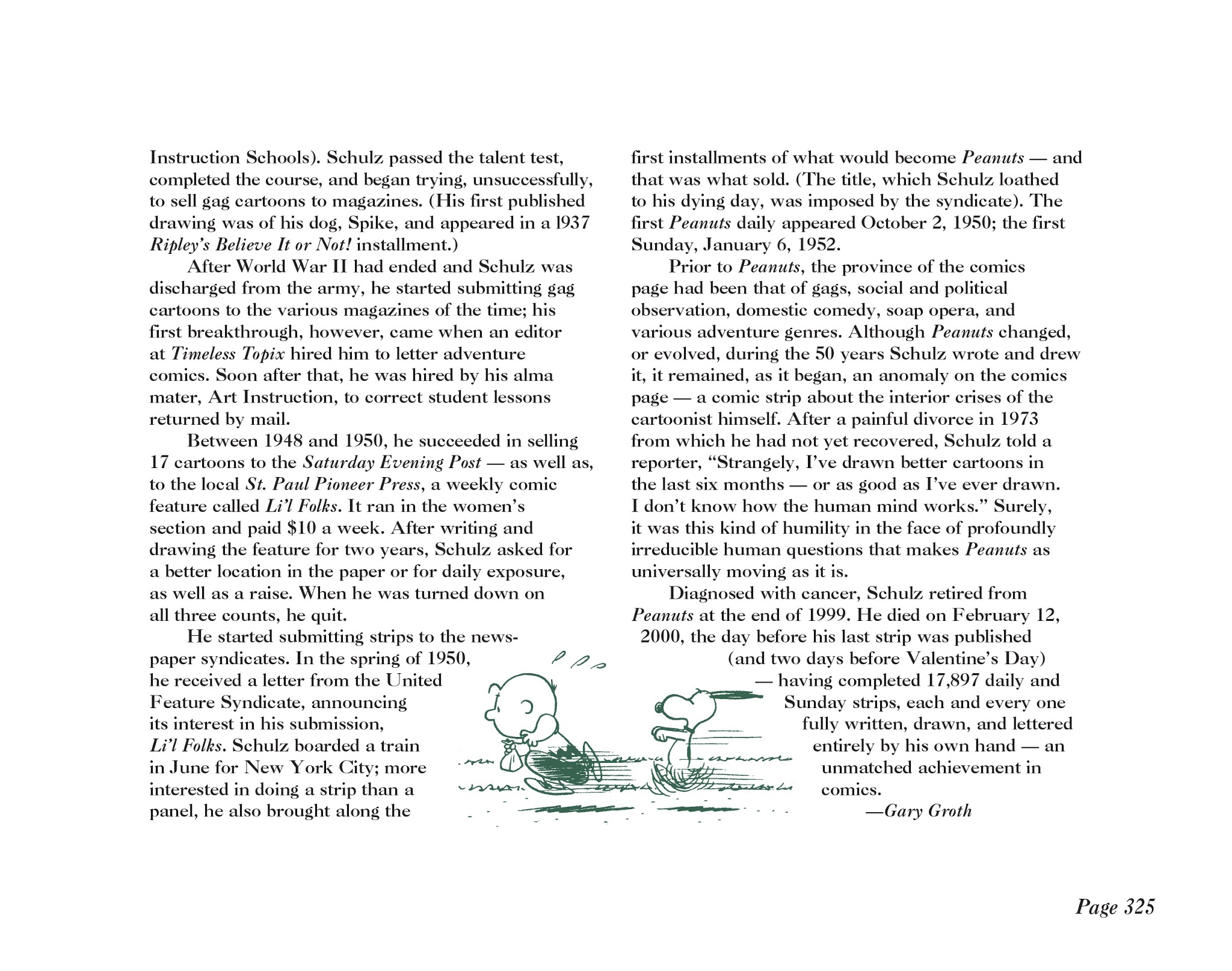 Read online The Complete Peanuts comic -  Issue # TPB 9 - 332