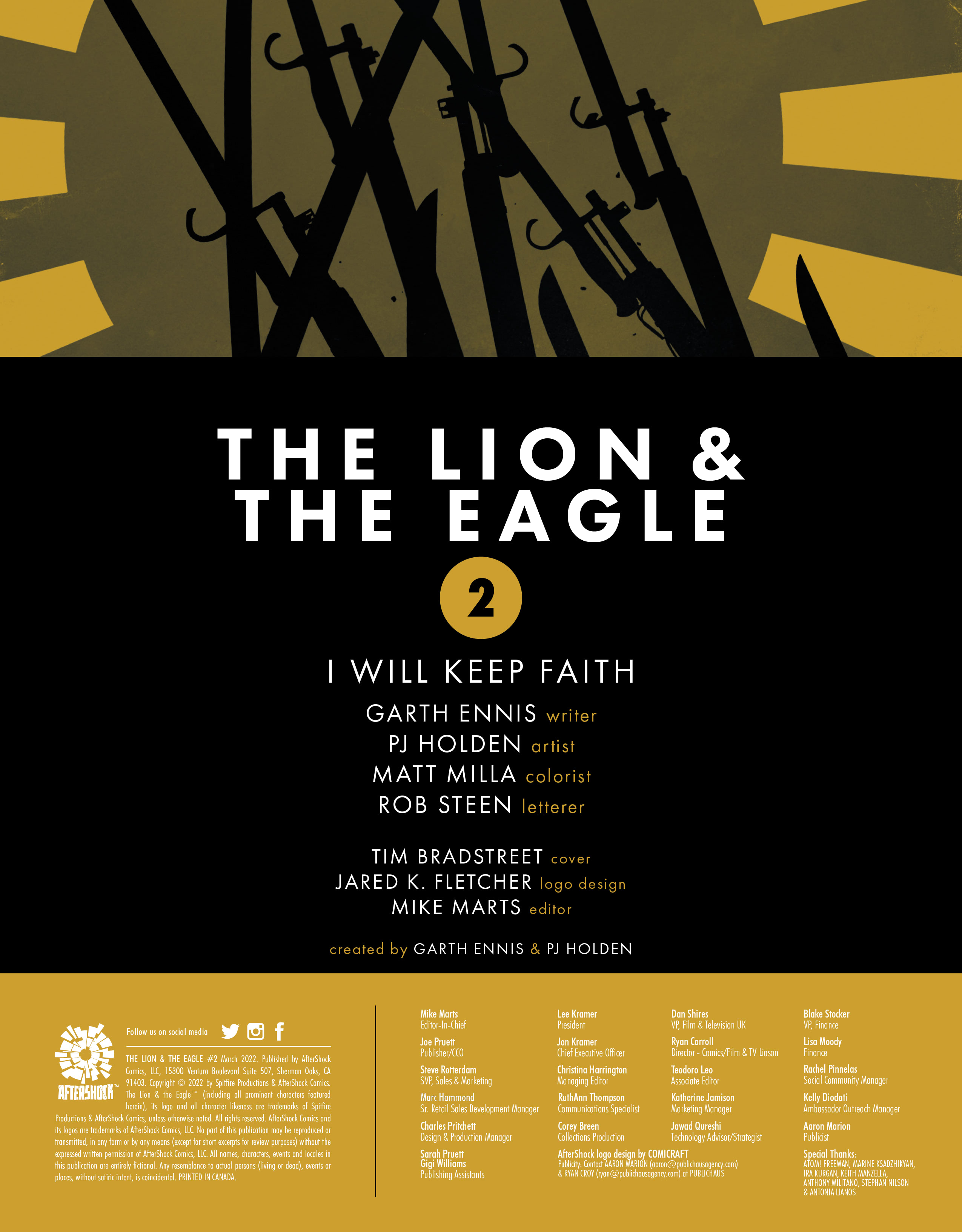 Read online Lion and the Eagle comic -  Issue #2 - 2