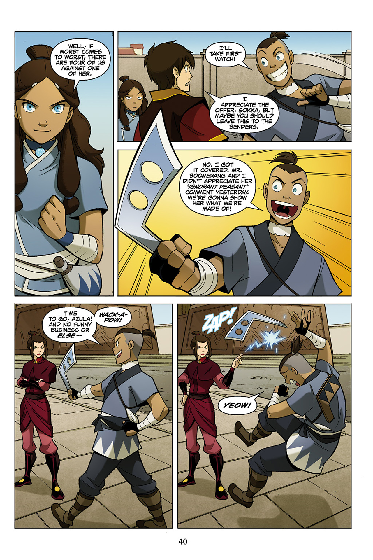 Read online Nickelodeon Avatar: The Last Airbender - The Search comic -  Issue # Part 1 - 41