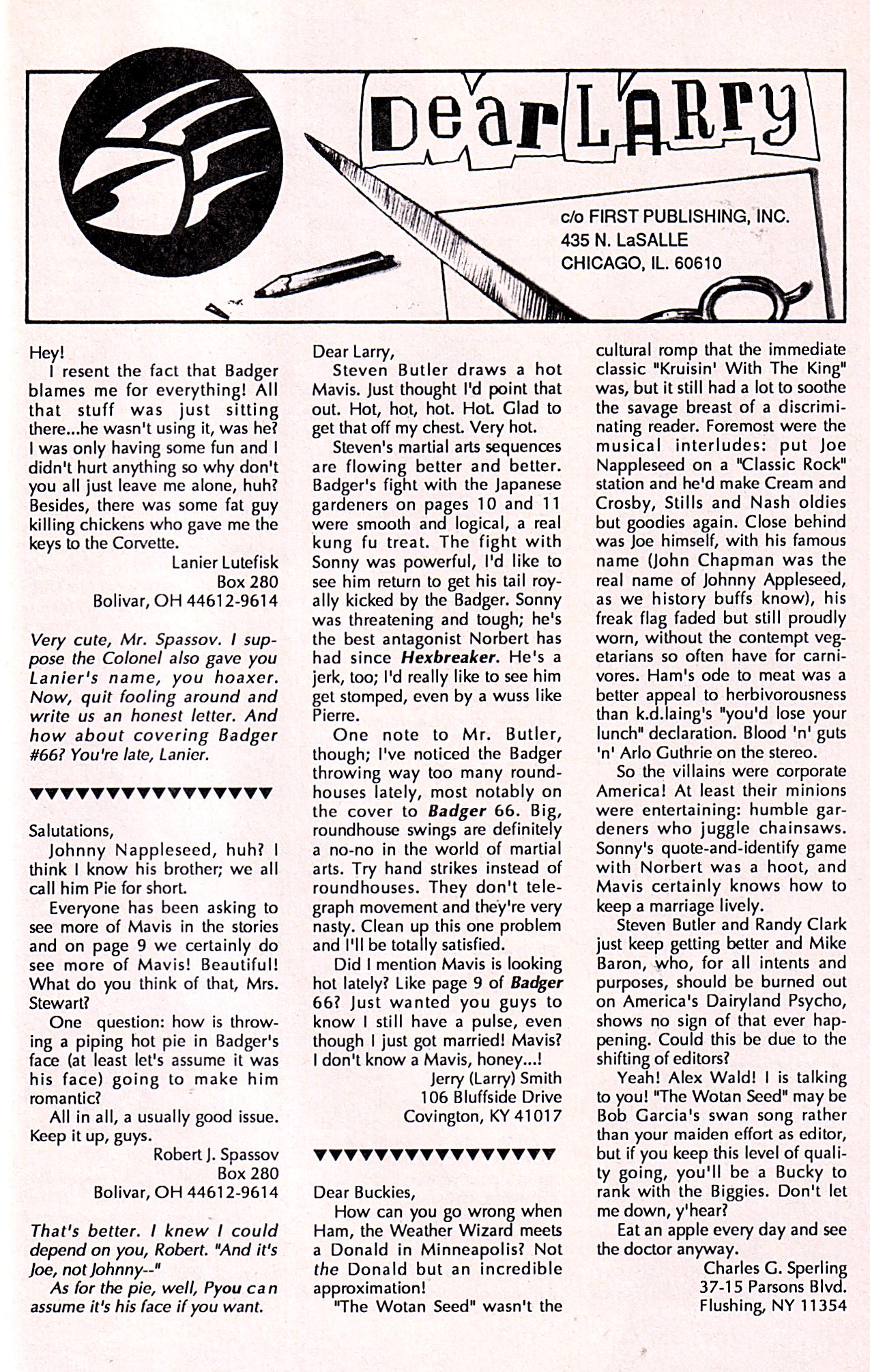 Read online The Badger comic -  Issue #68 - 29