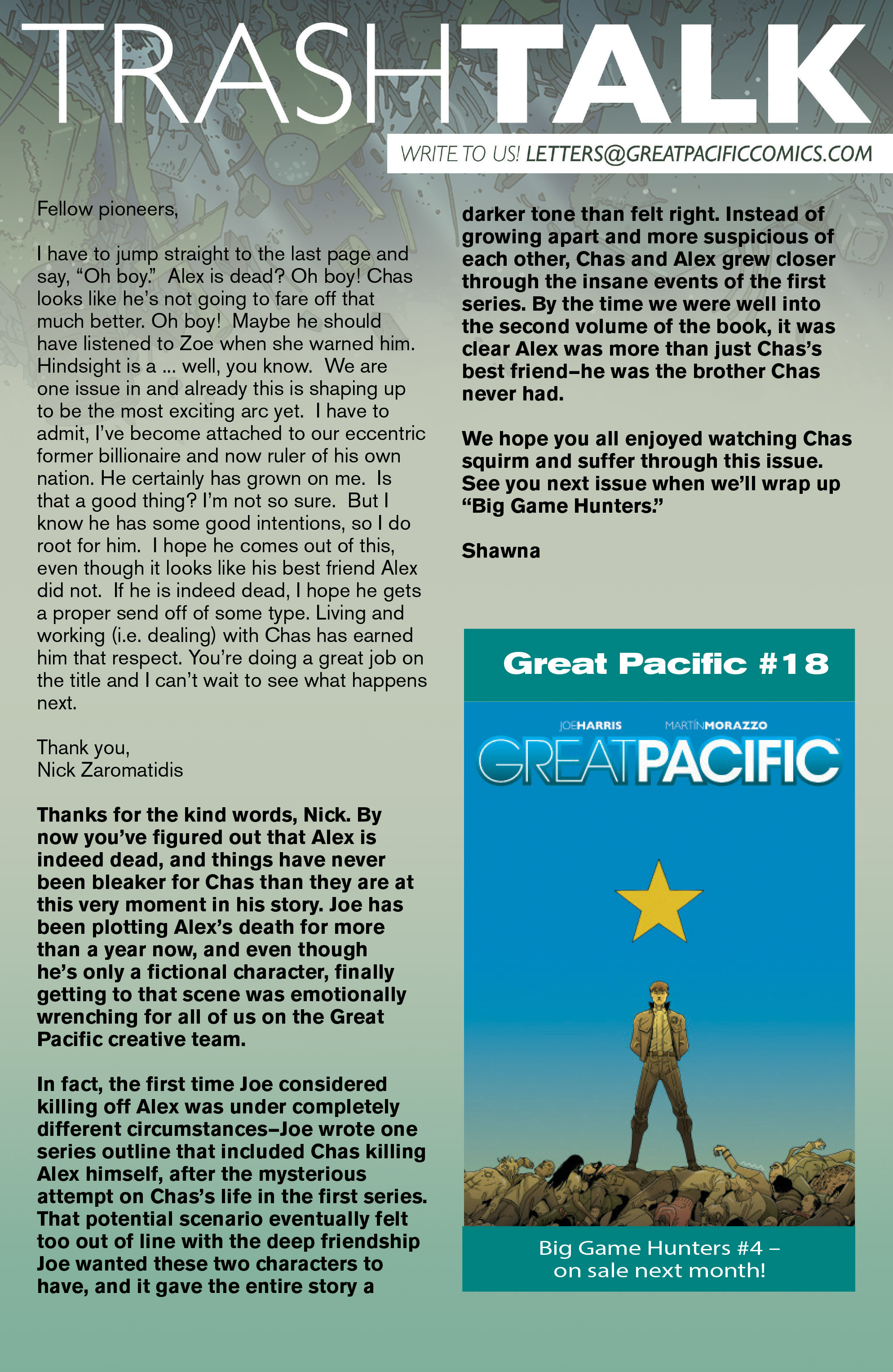 Read online Great Pacific comic -  Issue #17 - 25