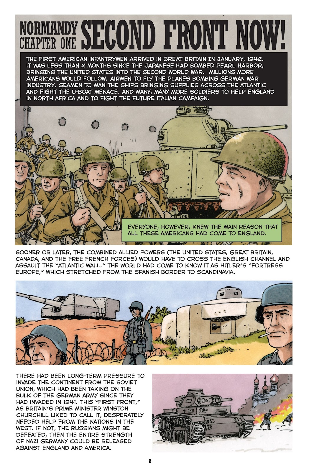 Normandy: A Graphic History of D-Day, the Allied Invasion of Hitler's Fortress Europe issue TPB - Page 9