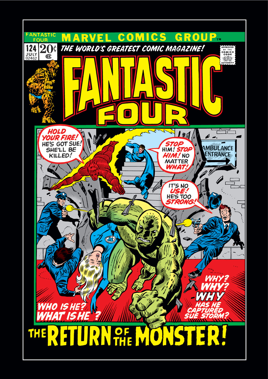 Read online Fantastic Four (1961) comic -  Issue #124 - 1