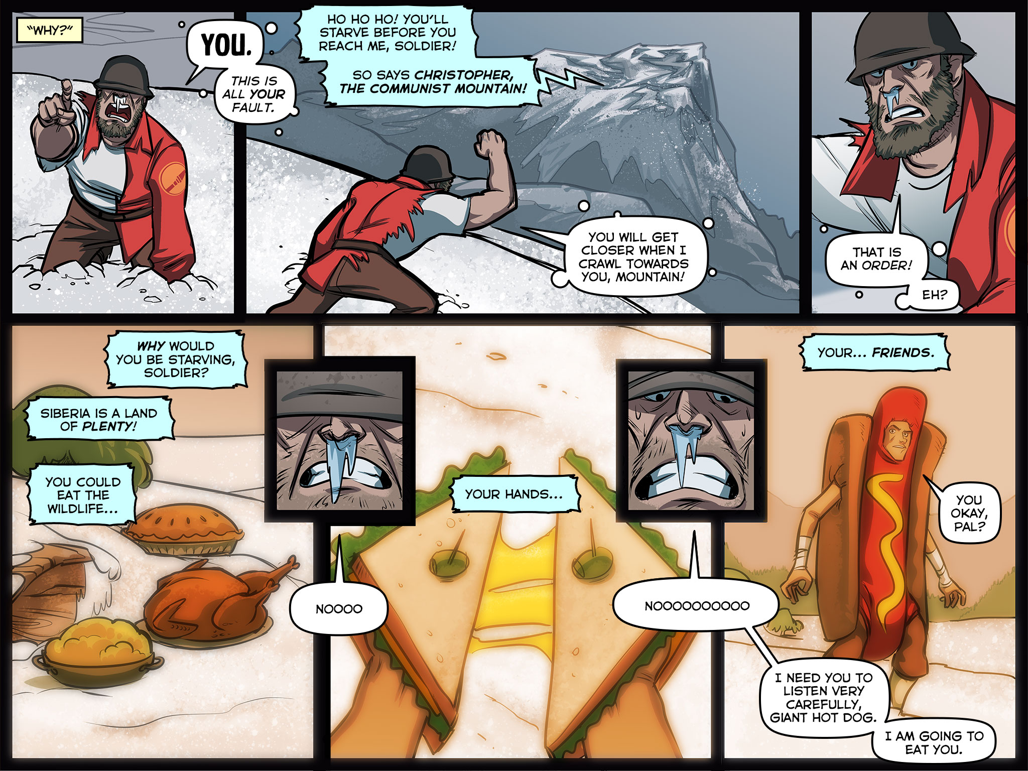 Read online Team Fortress 2 comic -  Issue #3 - 17