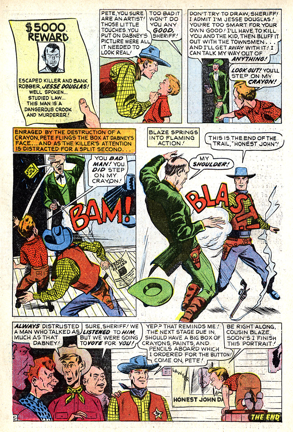 Read online Blaze Carson comic -  Issue #3 - 7