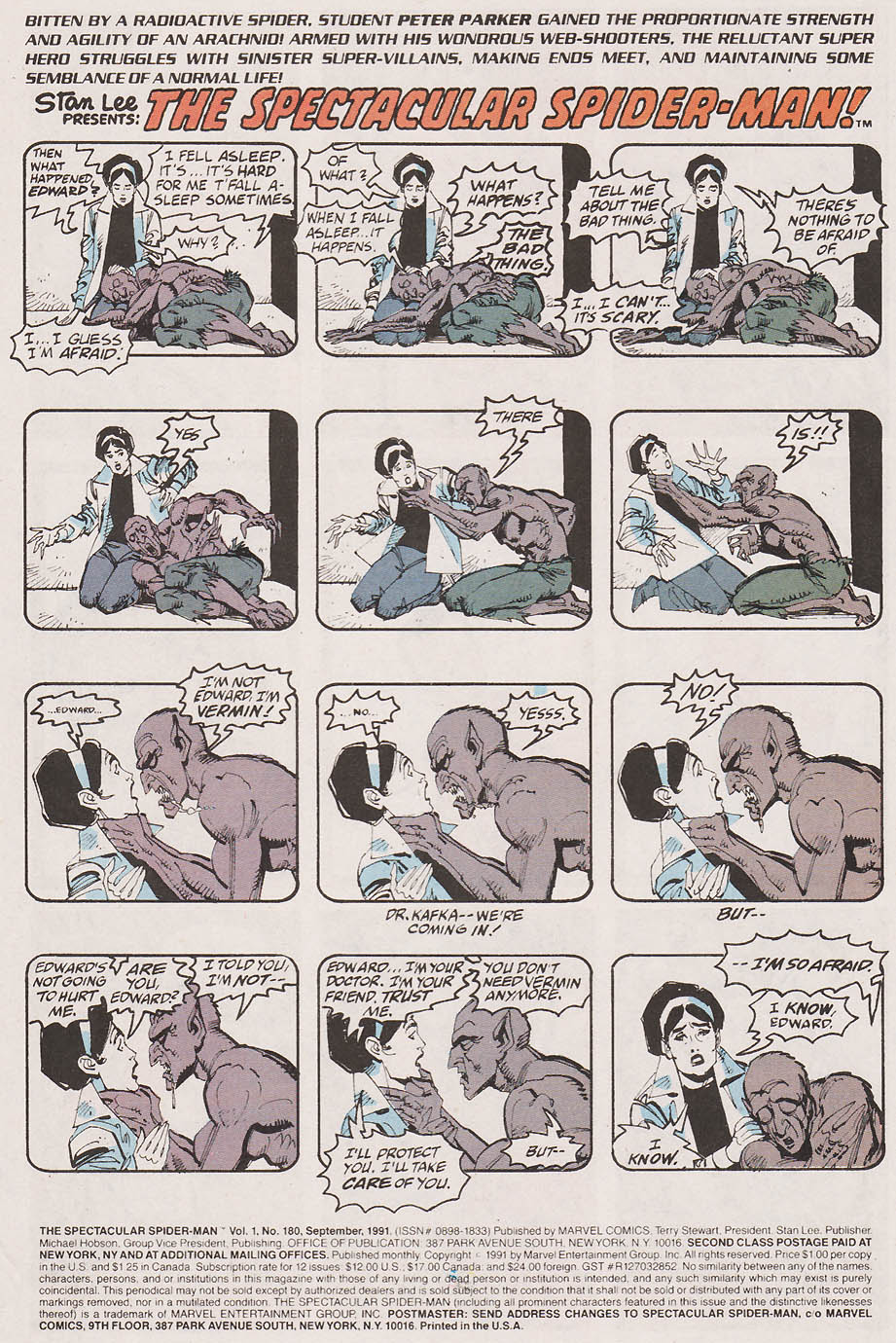 Read online The Spectacular Spider-Man (1976) comic -  Issue #180 - 2