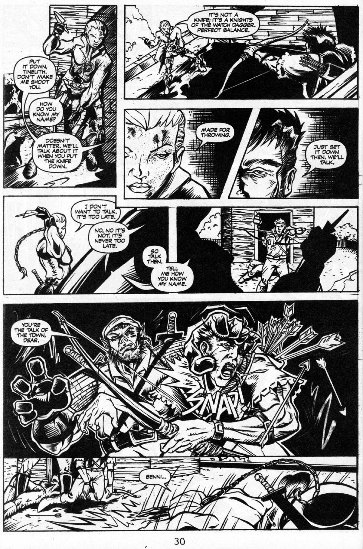 Read online Dungeons & Dragons: Black & White comic -  Issue #1 - 23