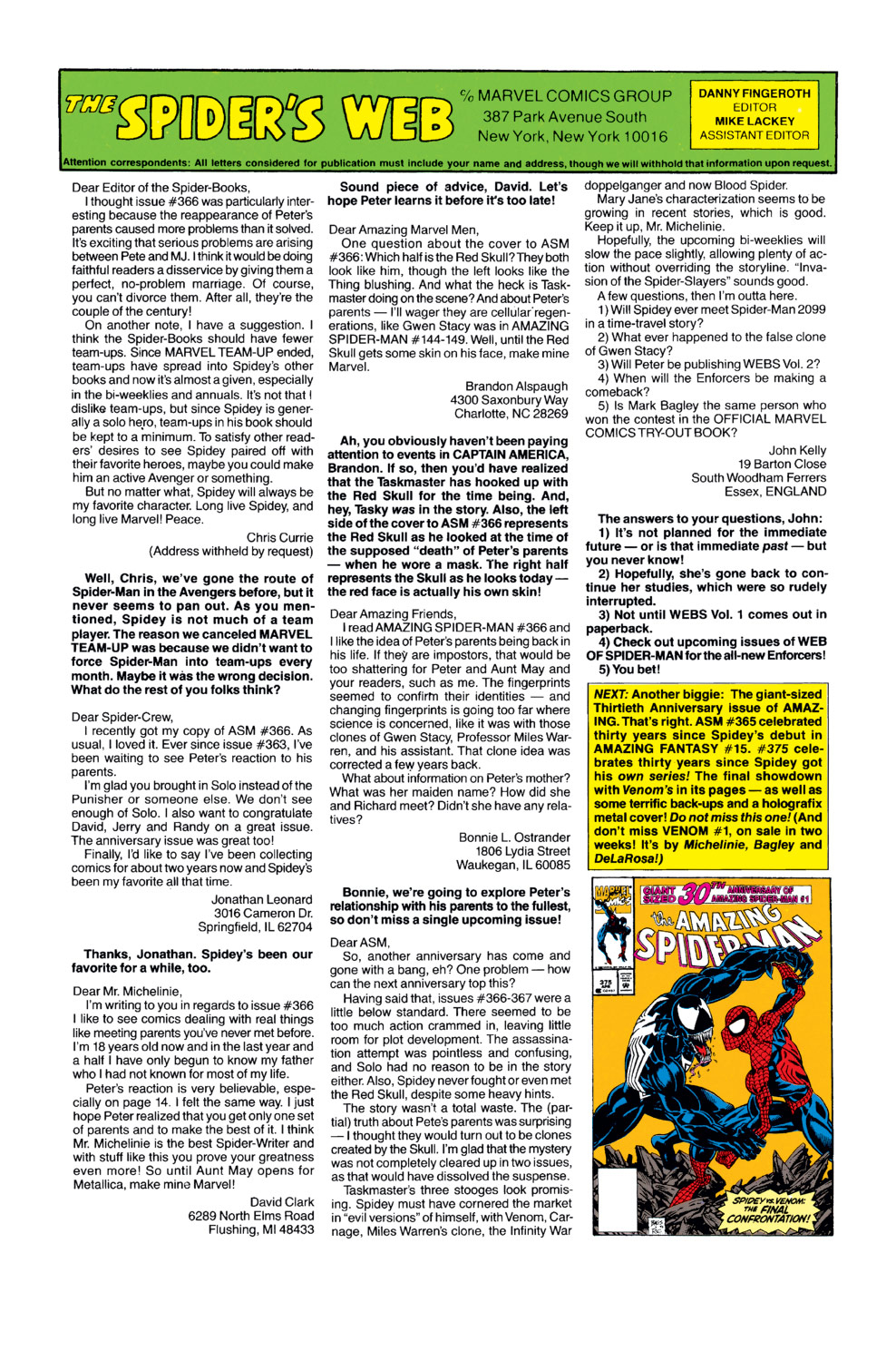 Read online The Amazing Spider-Man (1963) comic -  Issue #374 - 24