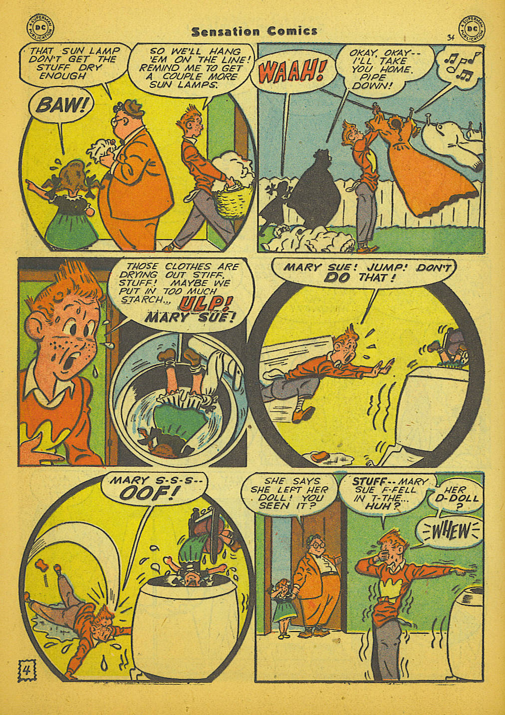 Read online Sensation (Mystery) Comics comic -  Issue #66 - 36